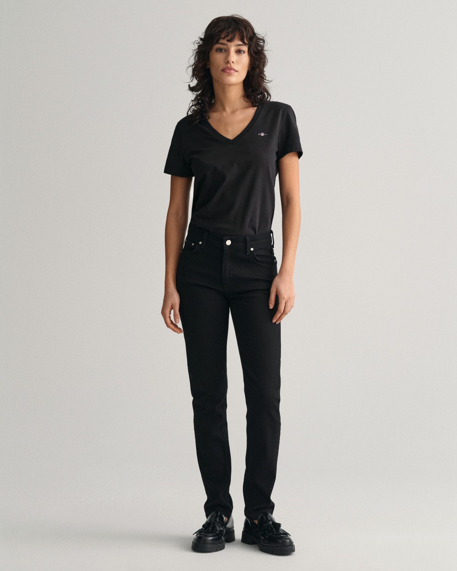 Gant Slim fit jeans SLIM SUPER STRETCH JEANS 5-pocket stijl, hoog elastisch