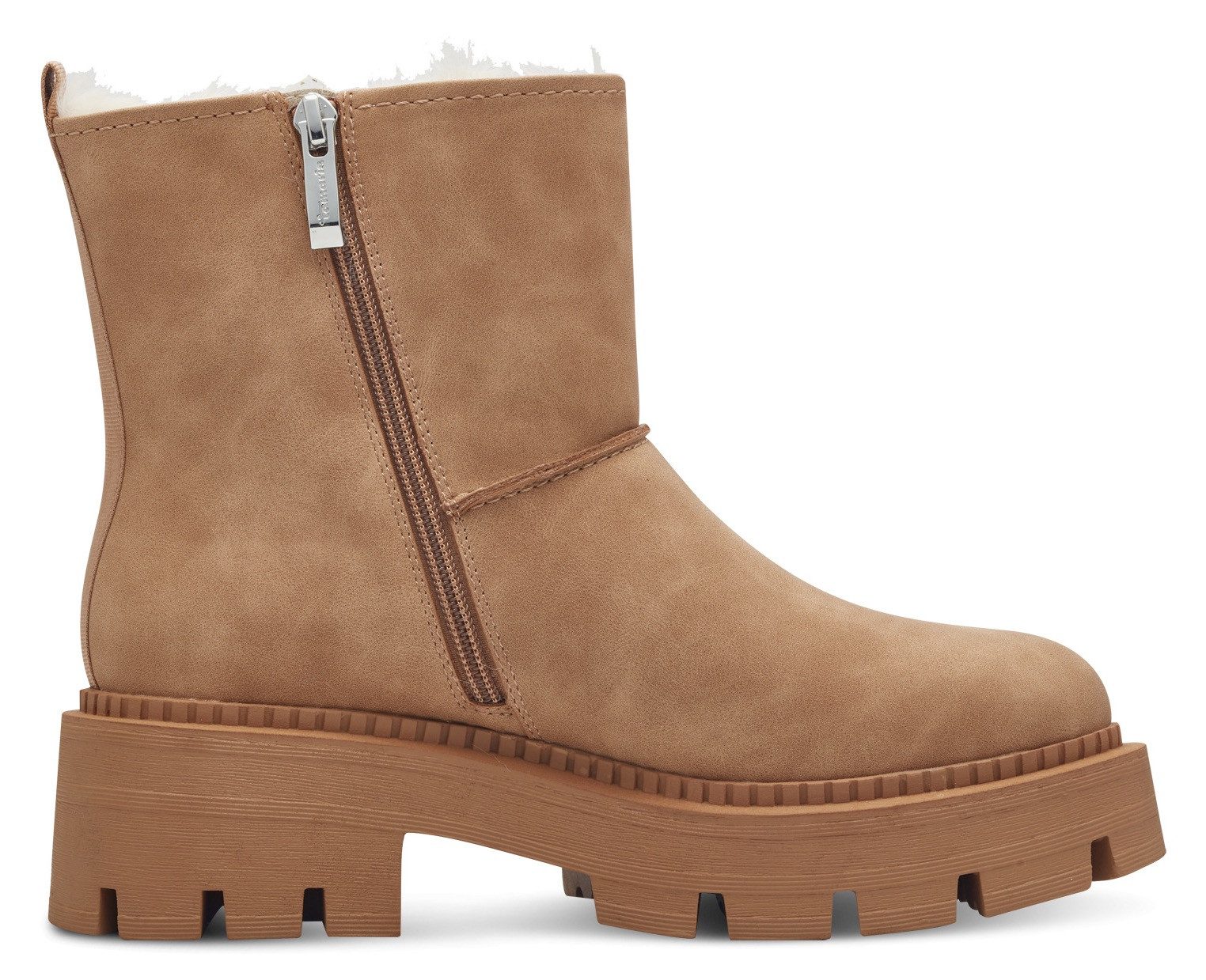Tamaris Winterlaarzen hakken, winter-enkellaars, outdoorschoen met duo tex-uitrusting