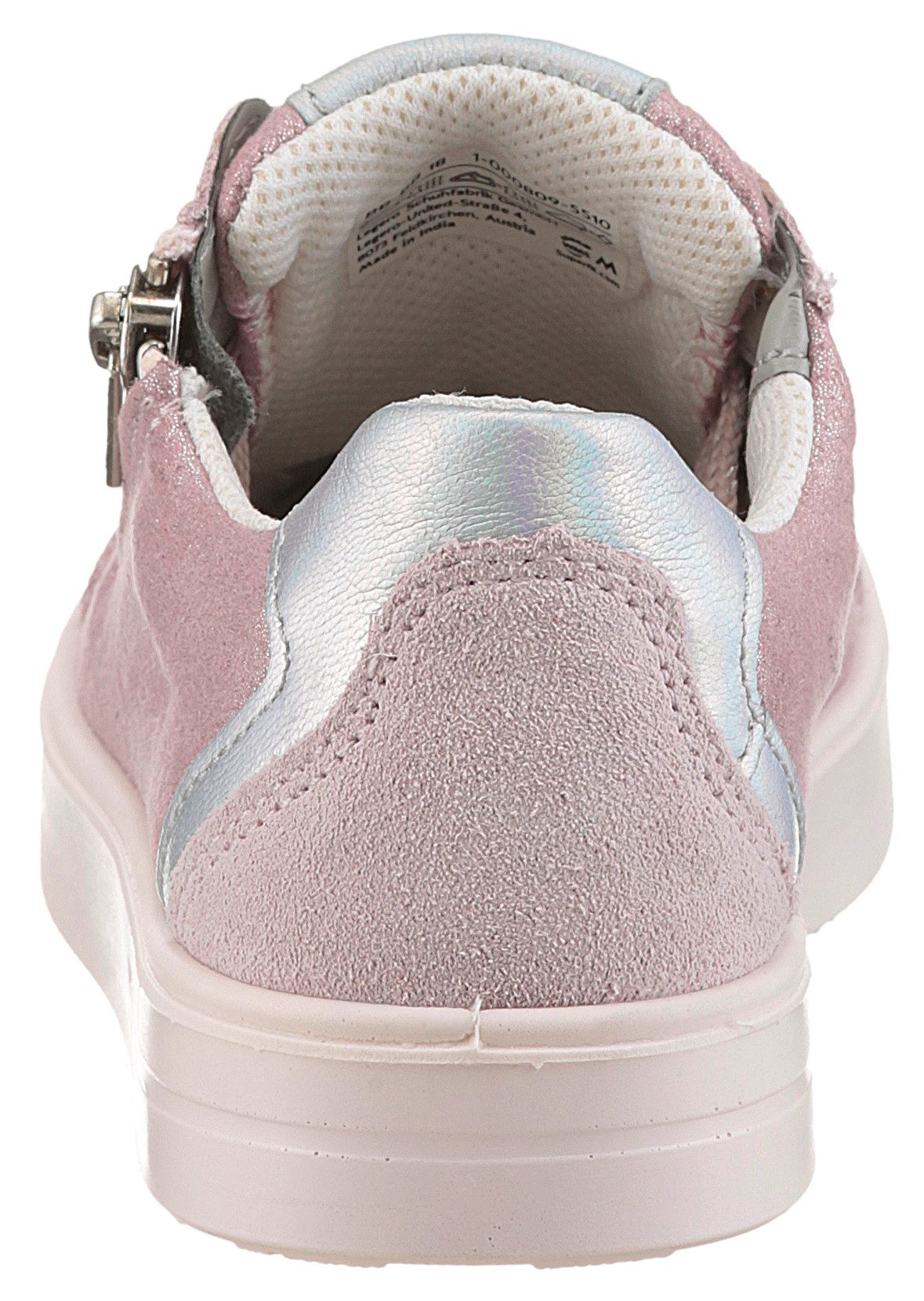Superfit Sneakers STELLA WMS: middel Veterschoen met subtiele batikprint, maat sjabloon om te downloaden