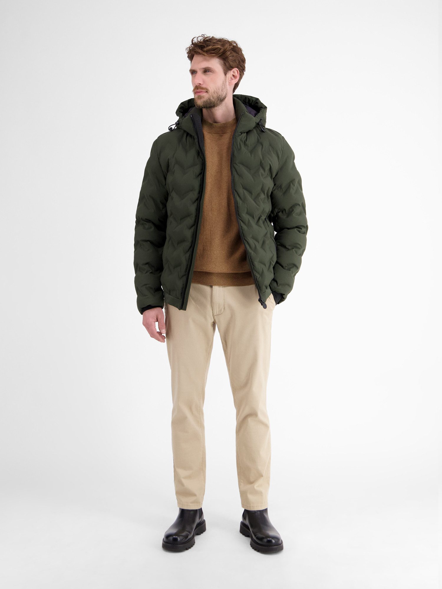 Lerros Gebreide trui LERROS Heren-trui met turtleneck