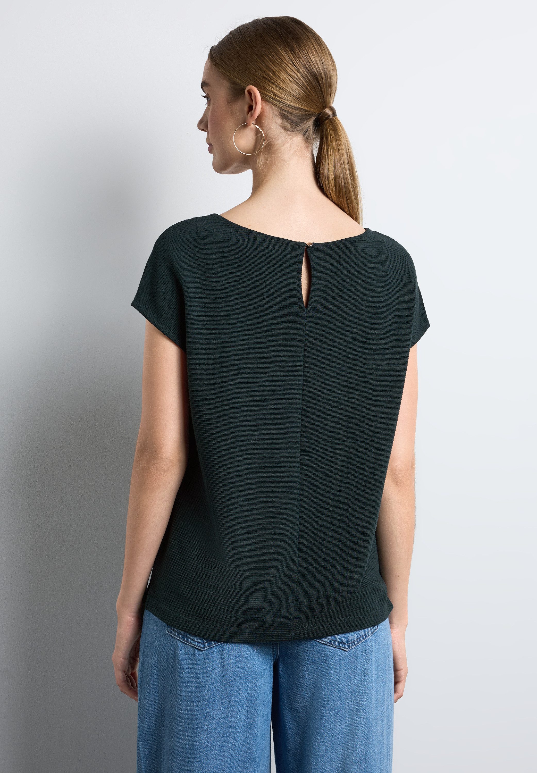 STREET ONE Shirttop met lenzing ecovero dames tops maat 38 groen