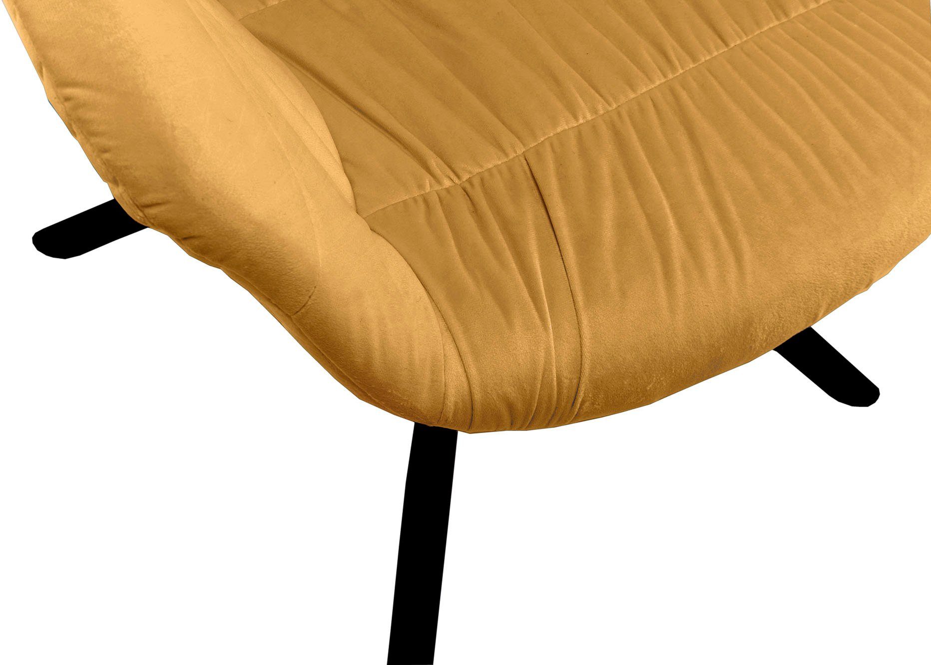 SalesFever Eetkamerstoel Rimini Armlehnstuhl: Sitzkomfort fürs Esszimmer Eetkamerstoel, achterkant met honingraatstepping, 360° draaifunctie (1 stuk)