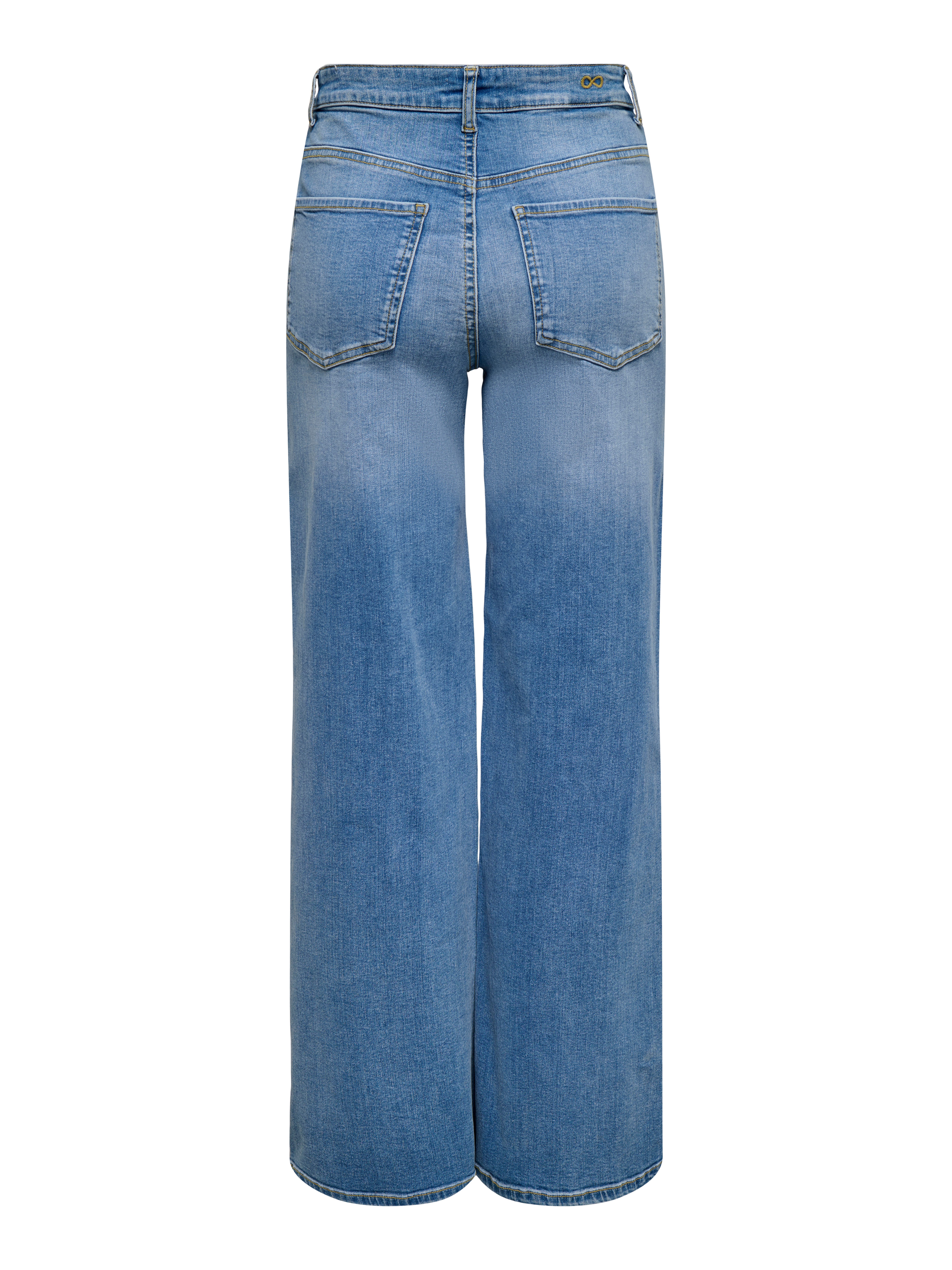 JDY High-waist jeans JDYFELINA-FINA HW WIDE MED BLUE DNM NOOS