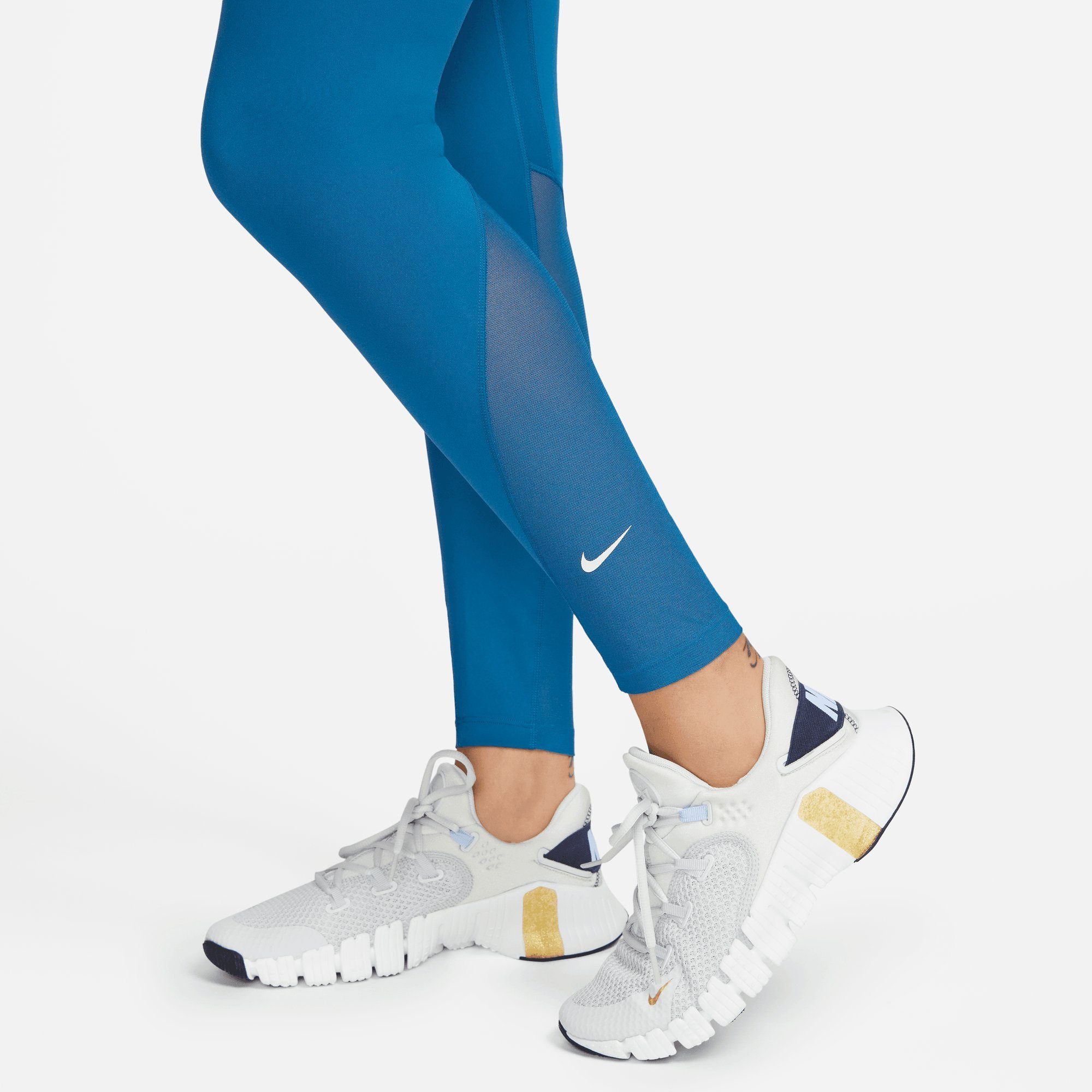Nike Trainingstights One Women's Mid-Rise / Mesh-Paneled Leggings