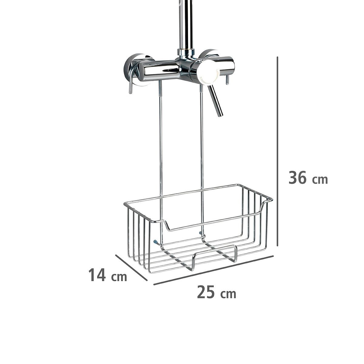 WENKO Opbergmand Milo voor de douche