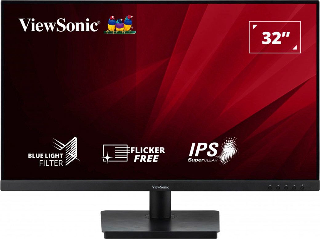 Viewsonic Ledscherm VS19155(VA3209-2K-MHD), 80 cm / 32", QHD monitoren zwart