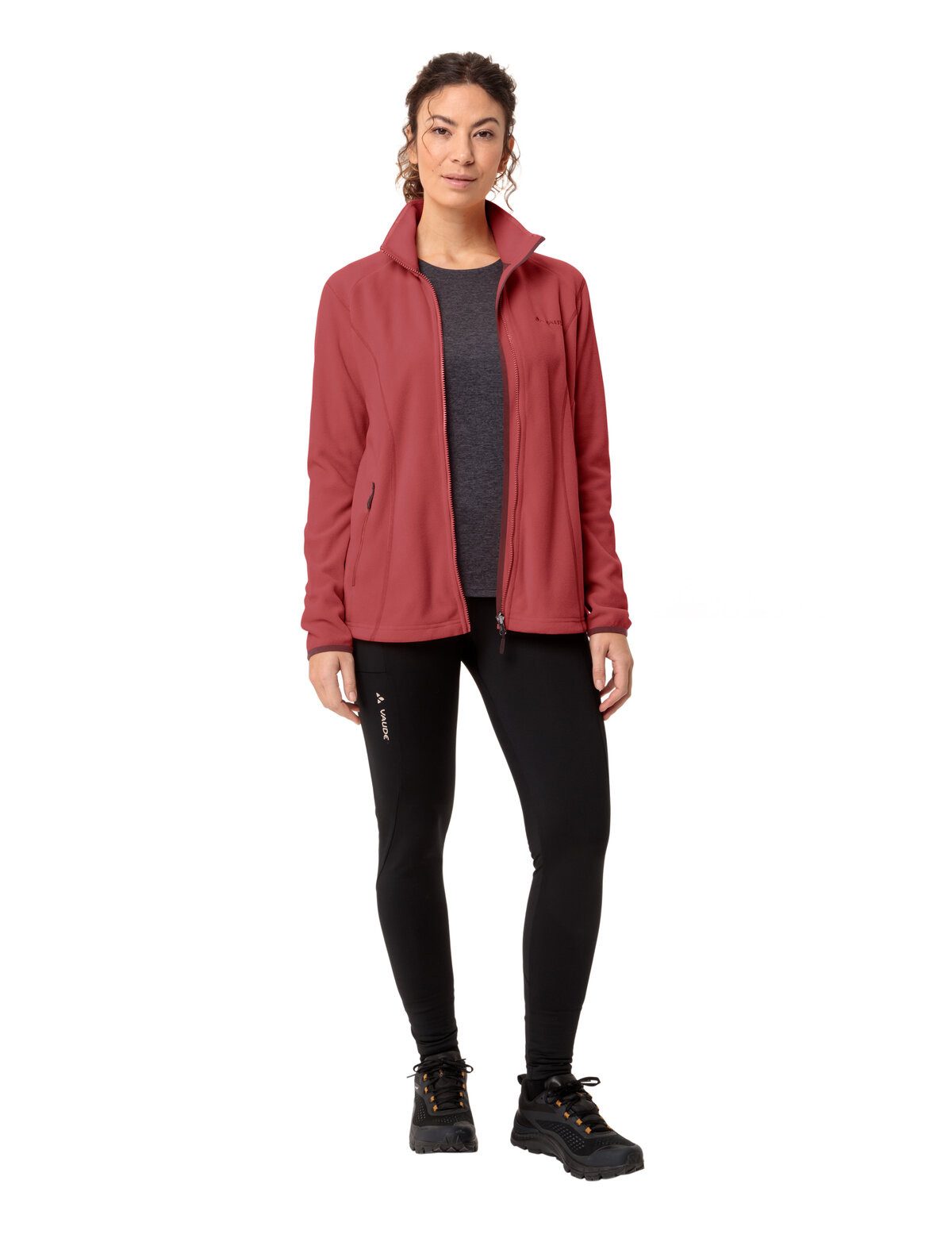 VAUDE Fleecetrui WOMEN'S ROSEMOOR FLEECE JACKET II (1-delig)