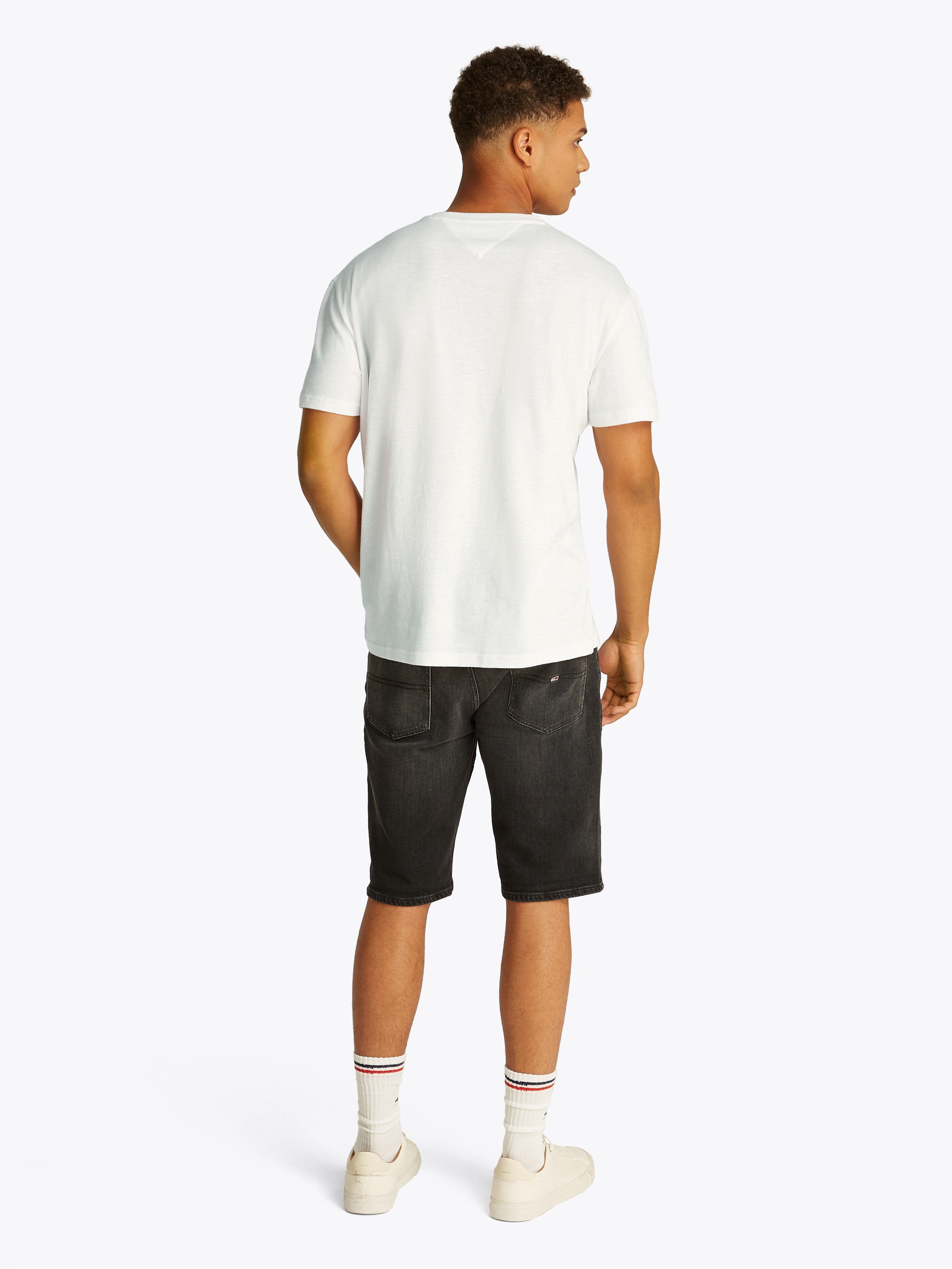 TOMMY JEANS Shirt met korte mouwen TJM REG GRAPHIC SLUB TEE EXT