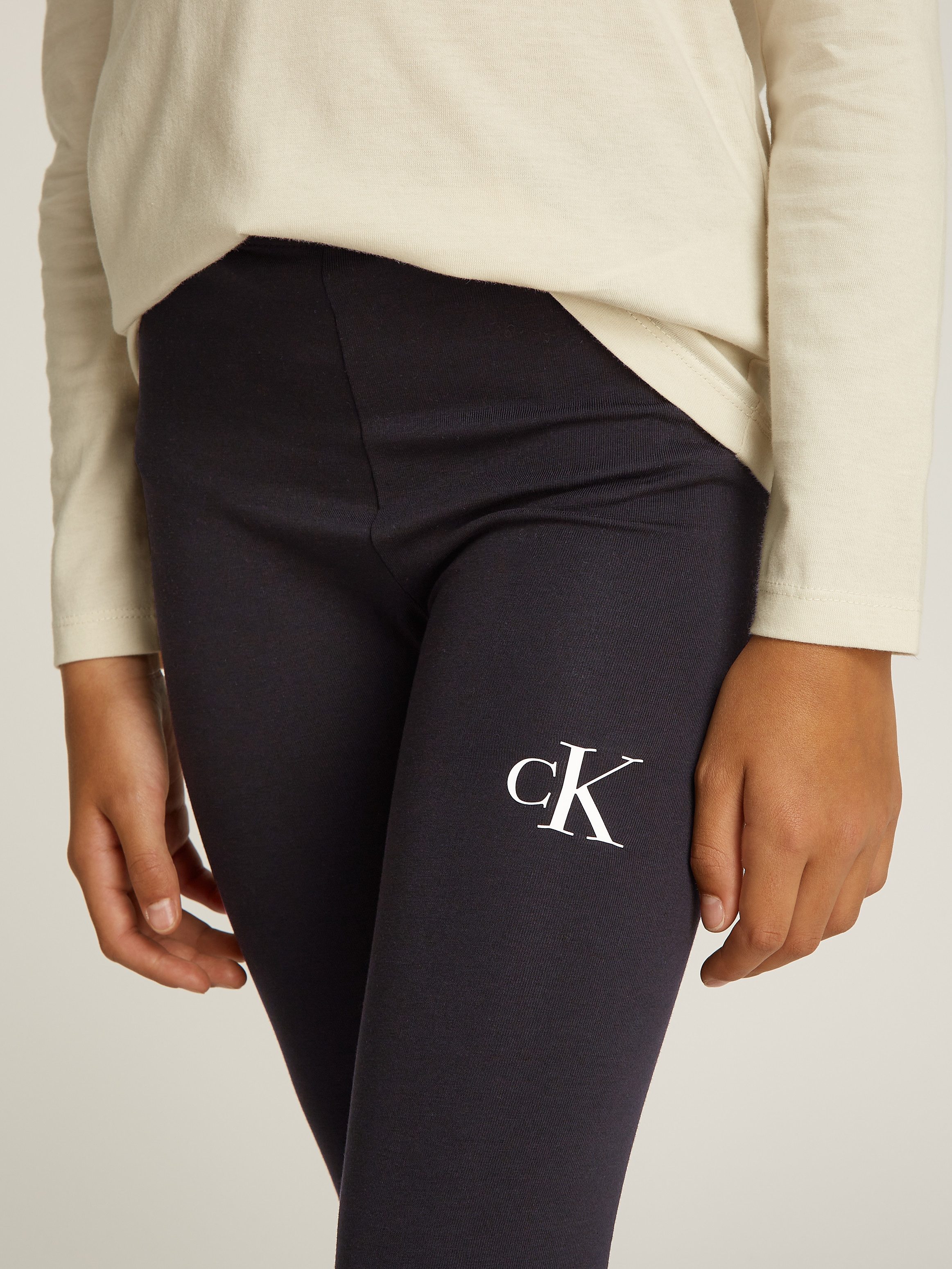 Calvin Klein Legging CK LOGO LEGGING voor kinderen tot 16 jaar