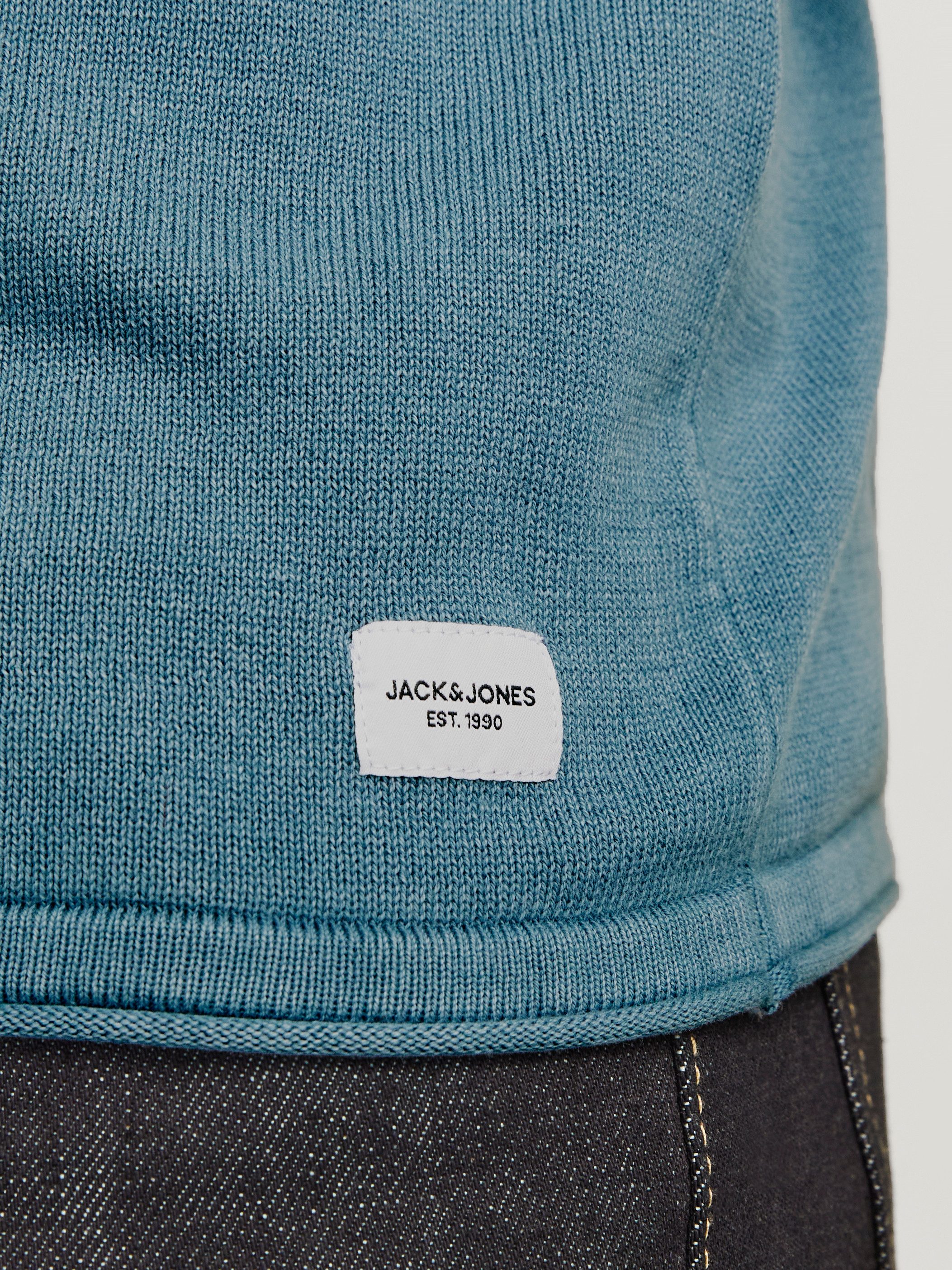 Jack & Jones Gebreide trui JJELEO KNIT CREW NECK NOOS