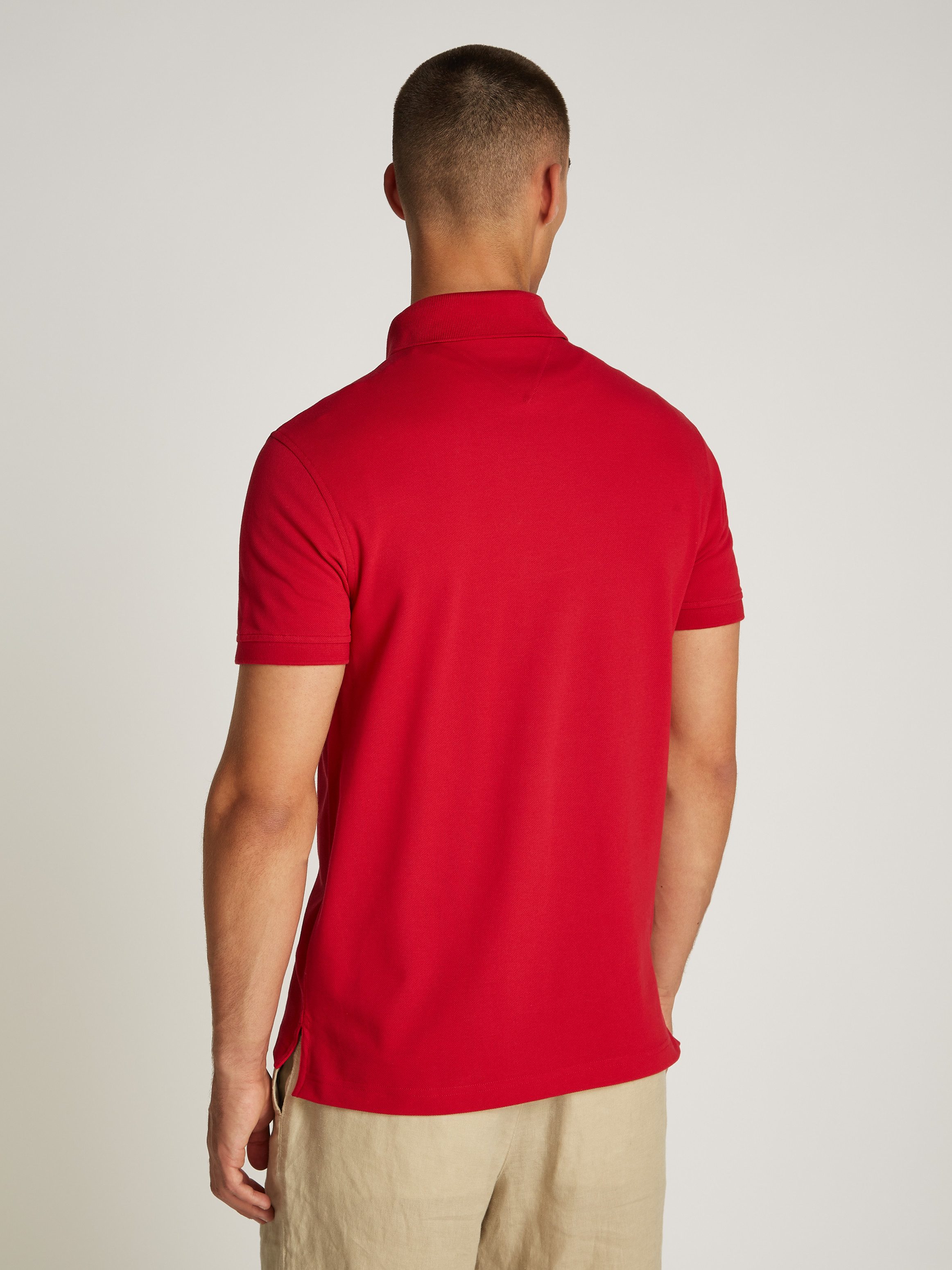 Tommy Hilfiger Poloshirt 1985 SLIM POLO hoogwaardige katoen-piqué kwaliteit