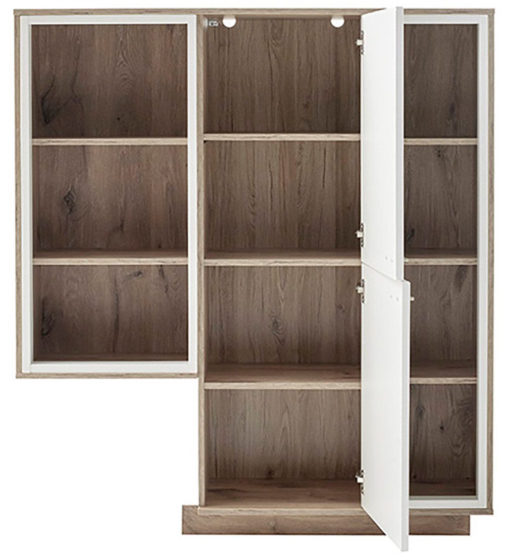 MCA furniture Highboard SANTERNO alleen in combinatie met type 46310960! breedte 124 cm
