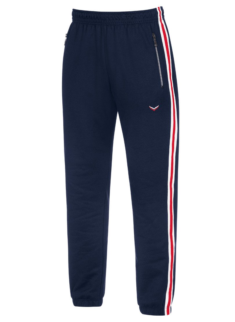 Trigema Sweatbroek TRIGEMA joggingbroek met strepen opzij (1-delig)