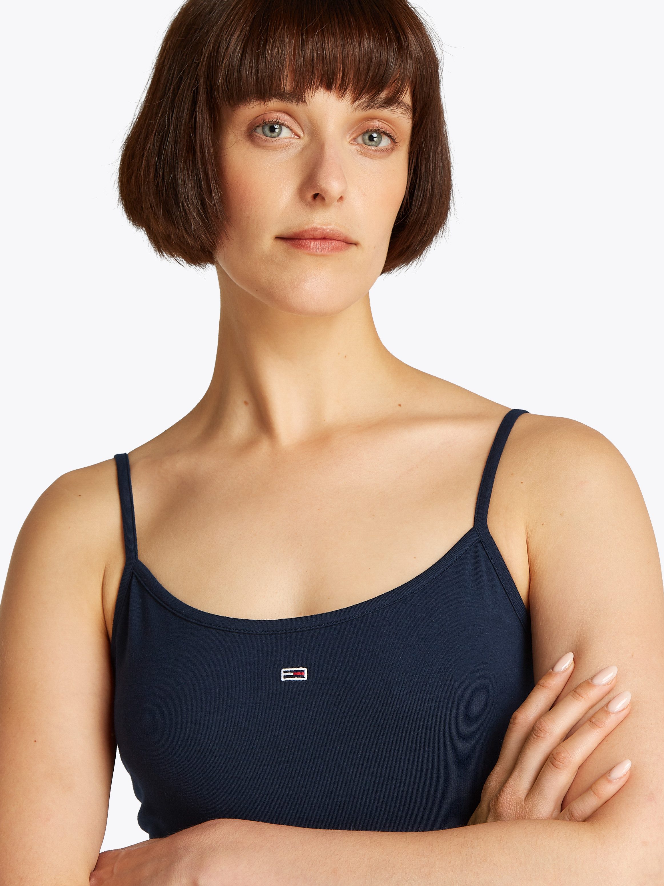 TOMMY JEANS Top met spaghettibandjes TJW ESSENTIAL STRAP TOP EXT