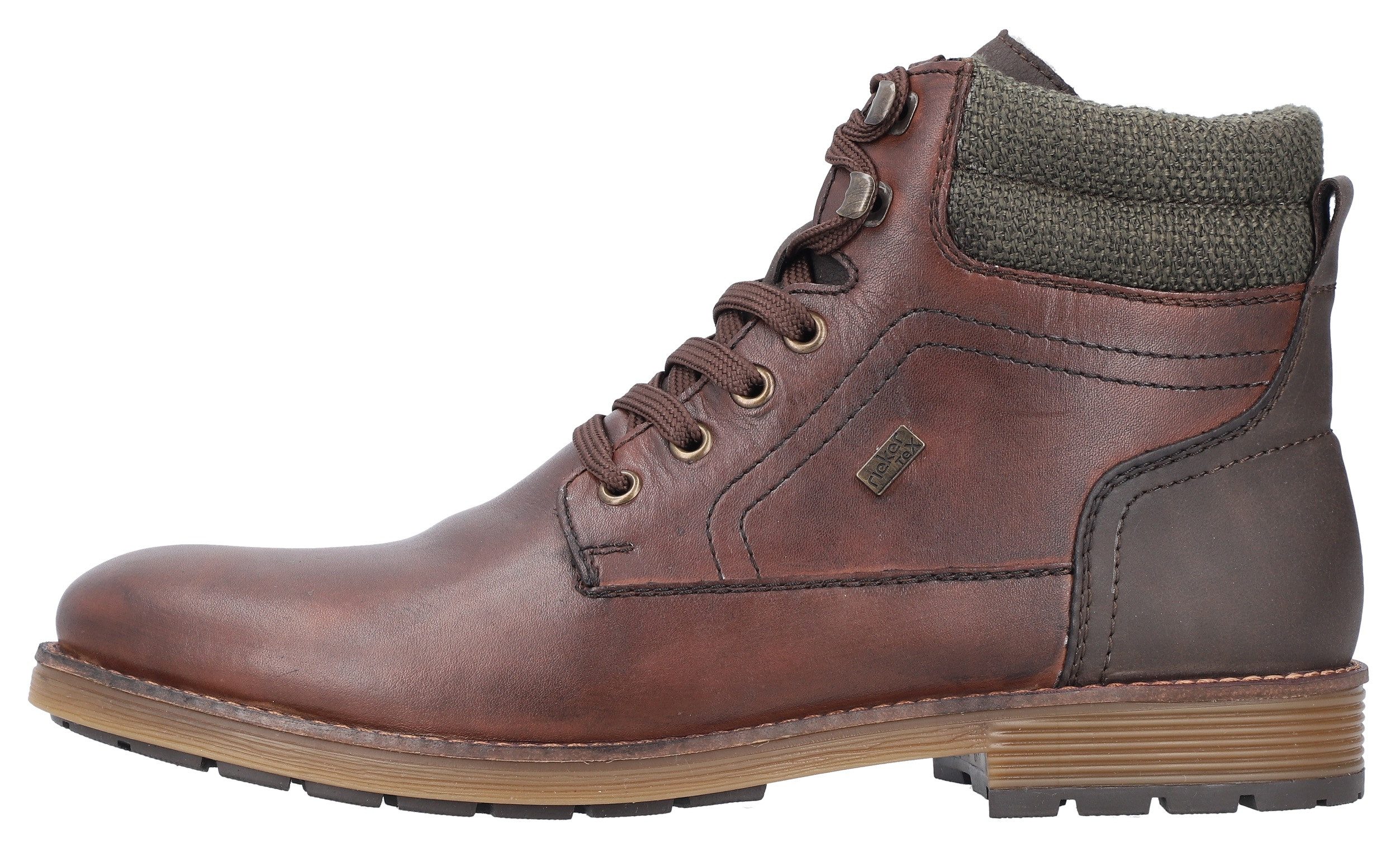 Rieker Winterlaarsjes veterschoenen, enkellaars, laarzen met riekertex-membraan, smalle vorm