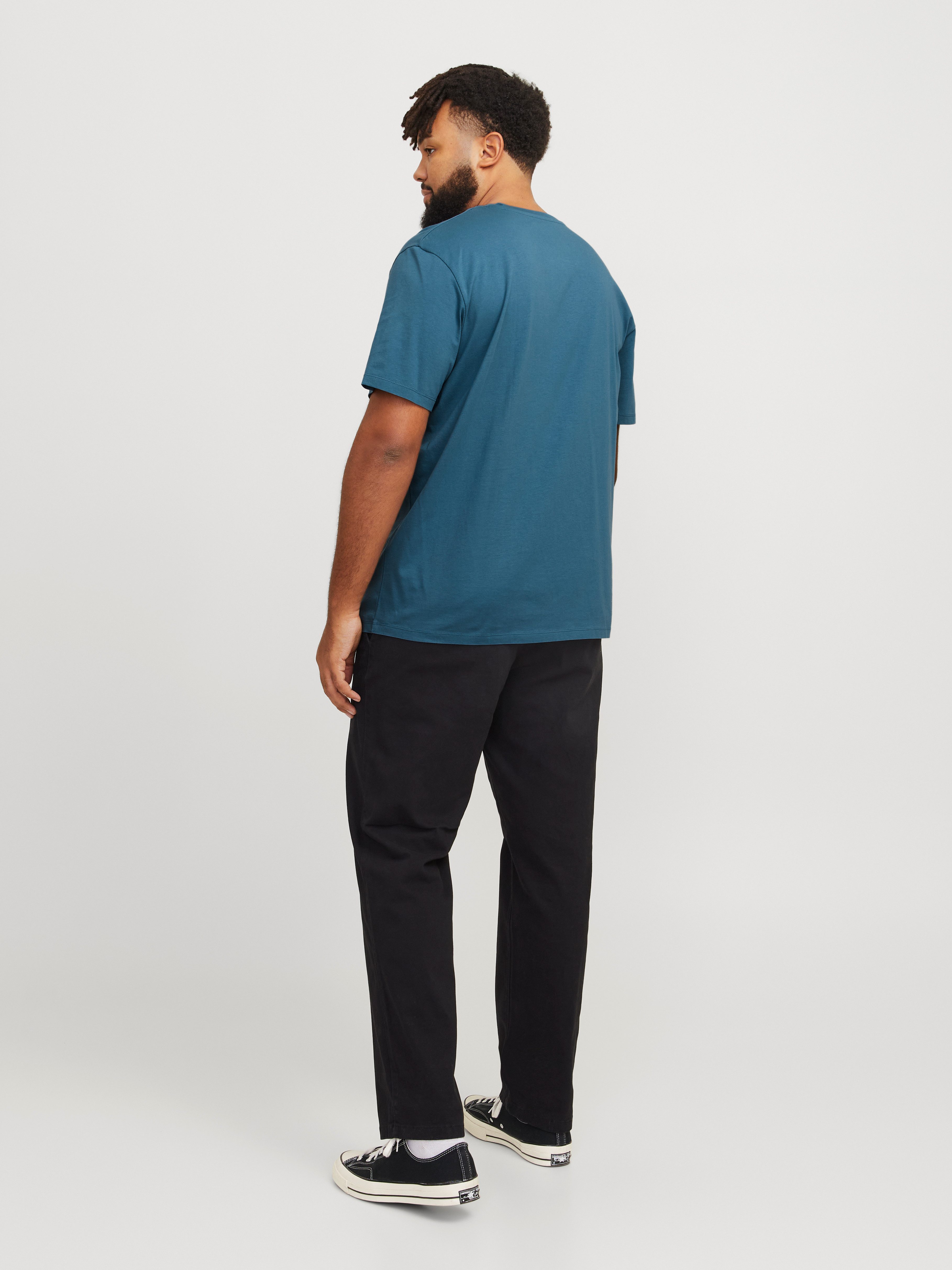 Jack & Jones PlusSize T-shirt JJELOGO TEE SS O-NECK 2 COL AW24 S PLS
