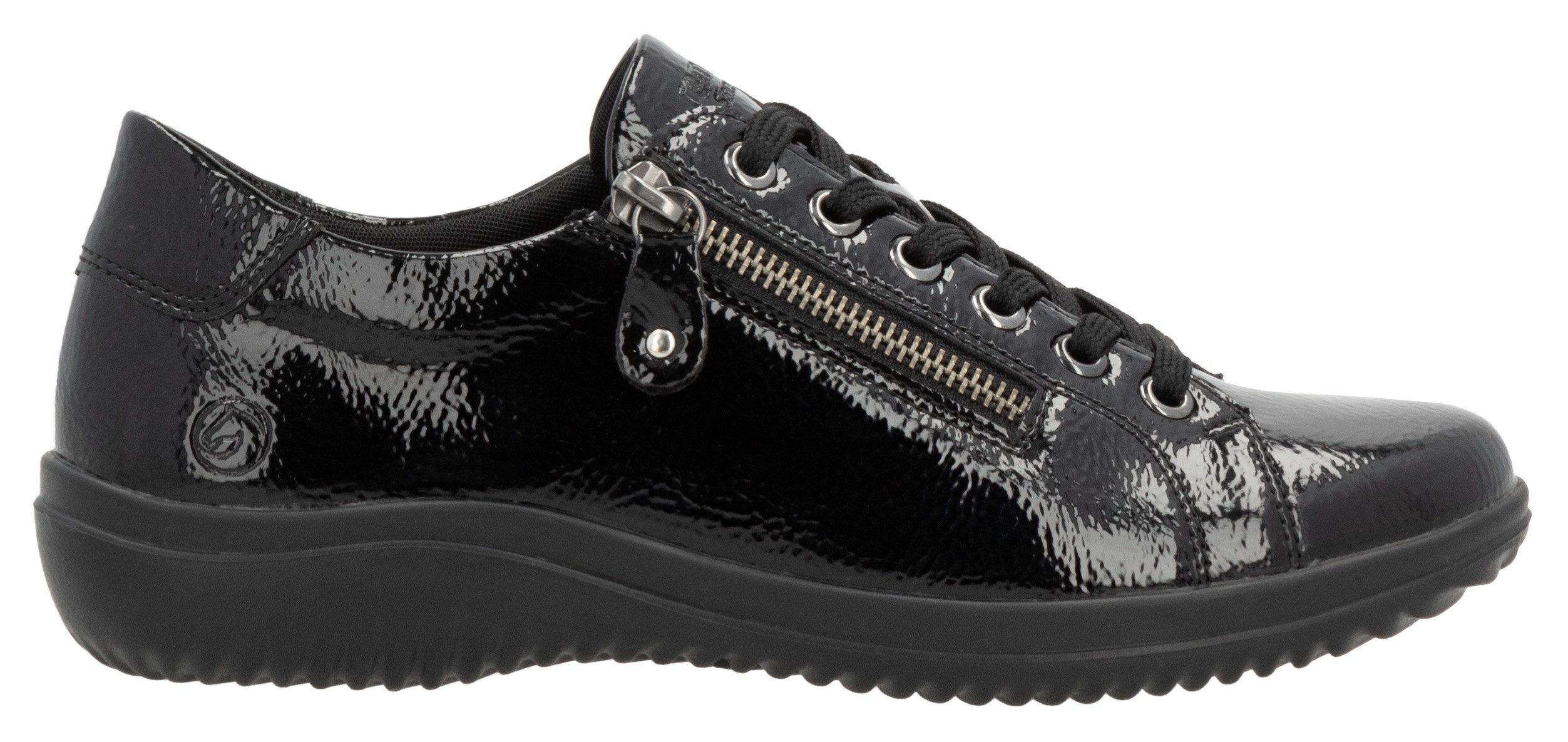Remonte Sneakers met sleehak vrijetijdsschoen, lage schoen, comfort schoen met uitneembare inlegzool