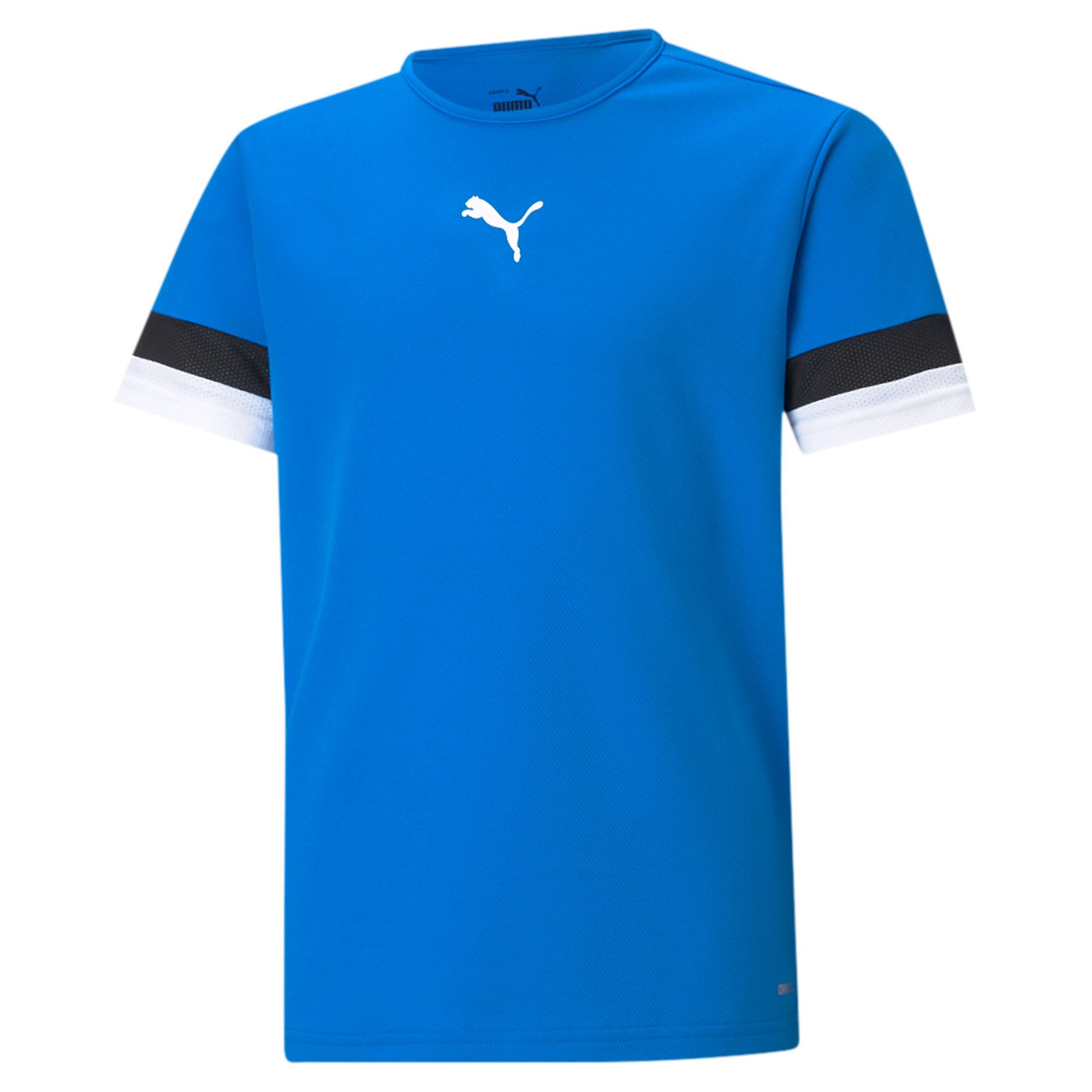 PUMA Trainingstop TEAMRISE JERSEY JR kinderen shirts maat 128 blauw