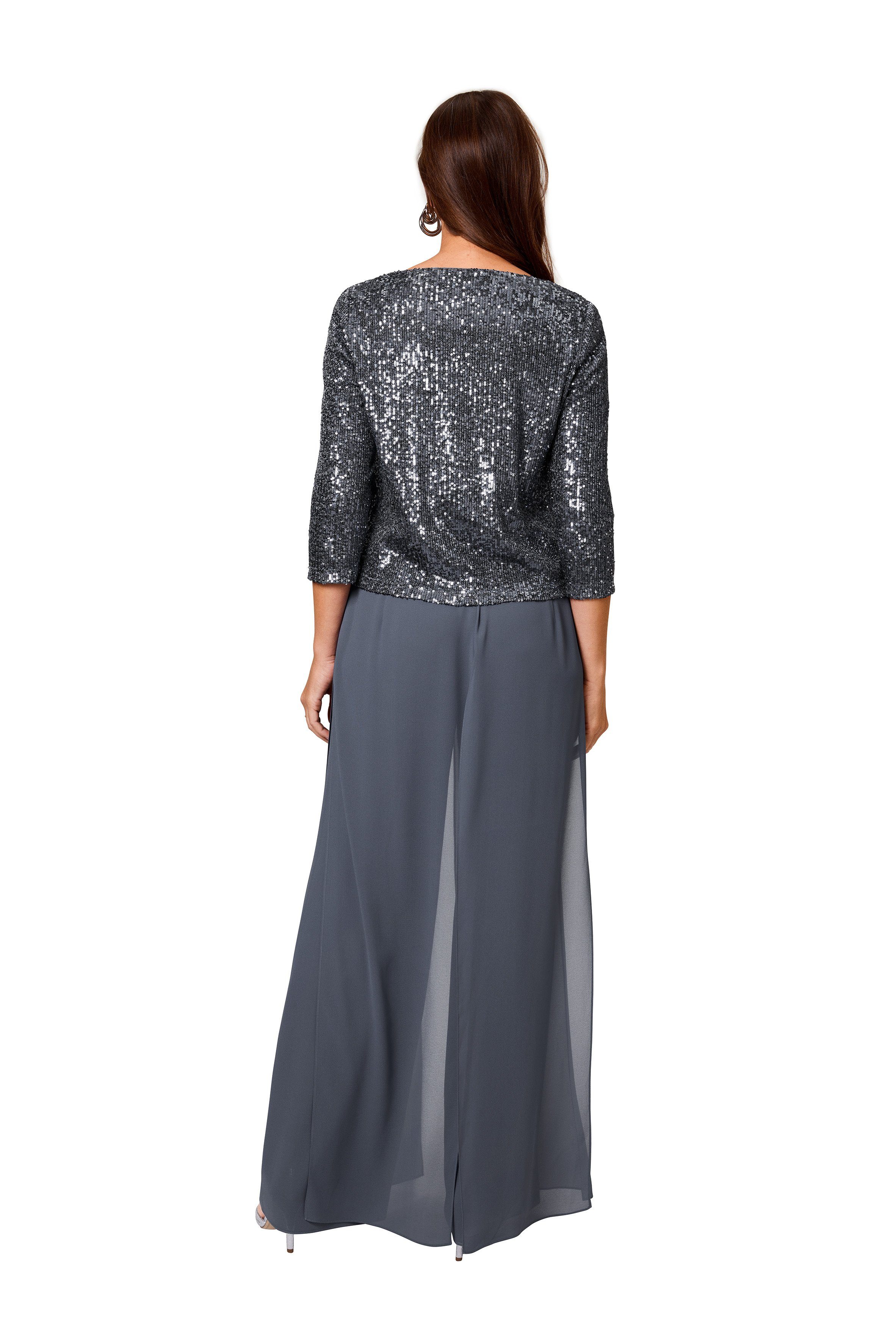 HERMANN LANGE Collection Shirt met pailletten in kort model