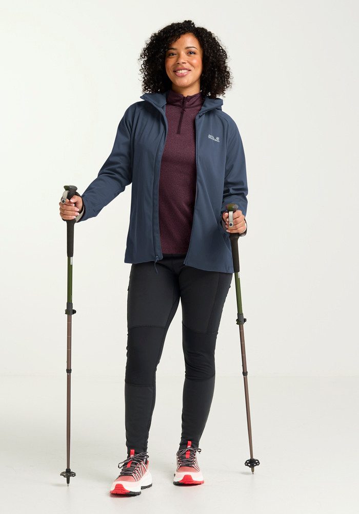 Jack Wolfskin Functioneel jack HIKE WITH ME HOODY W