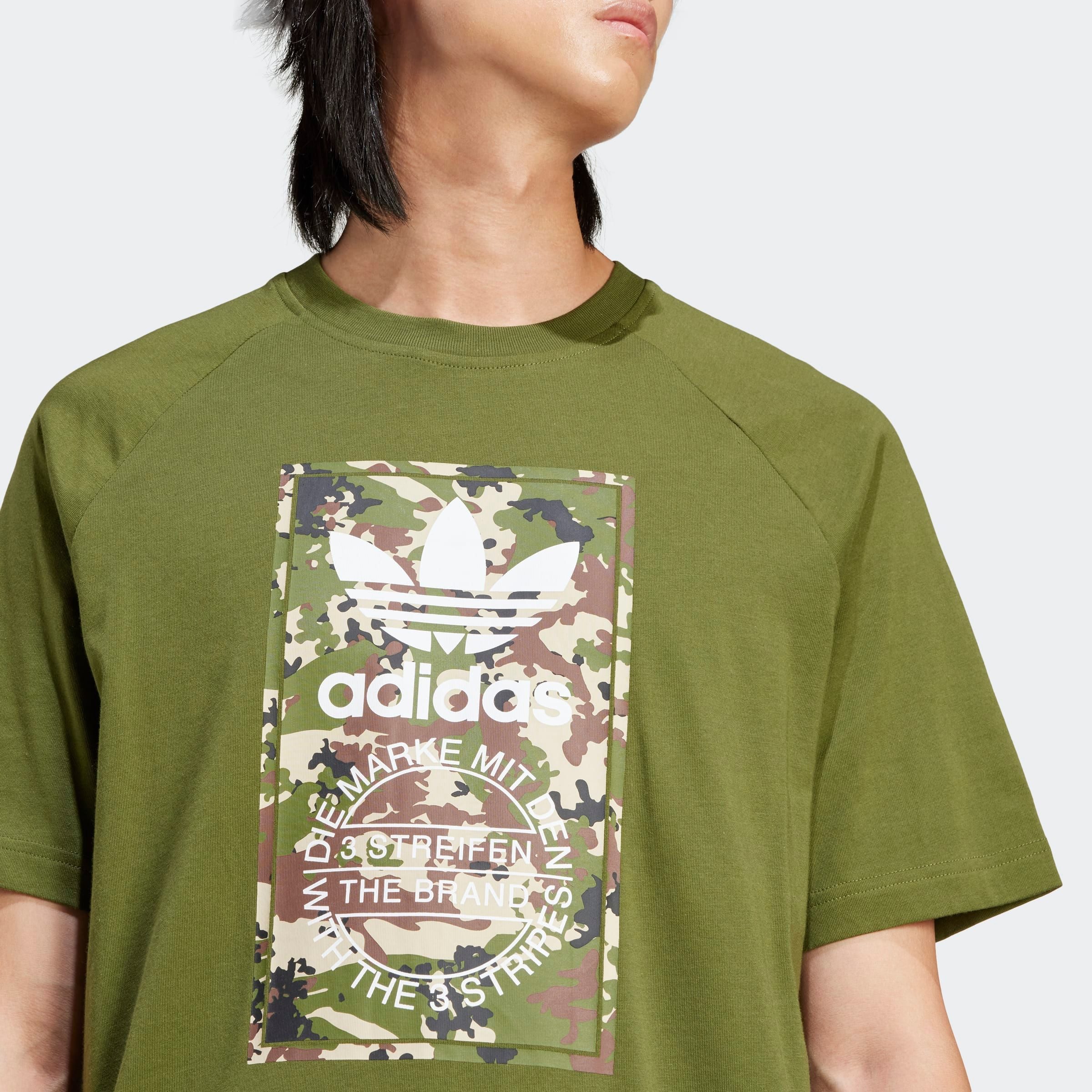 adidas Originals T-shirt CAMO TONGUE TEE
