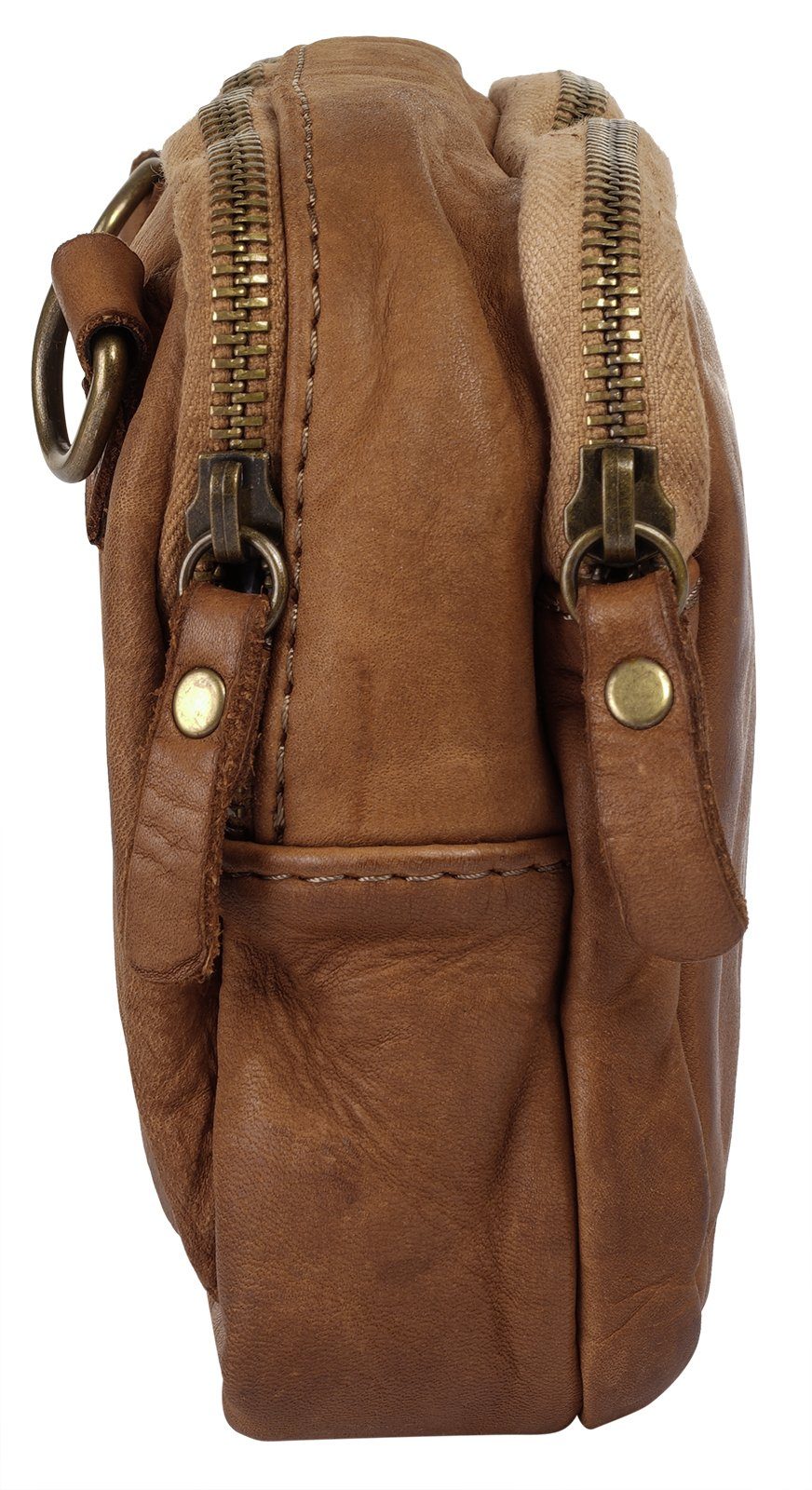 Samantha Look Schoudertas echt leer, made in italy