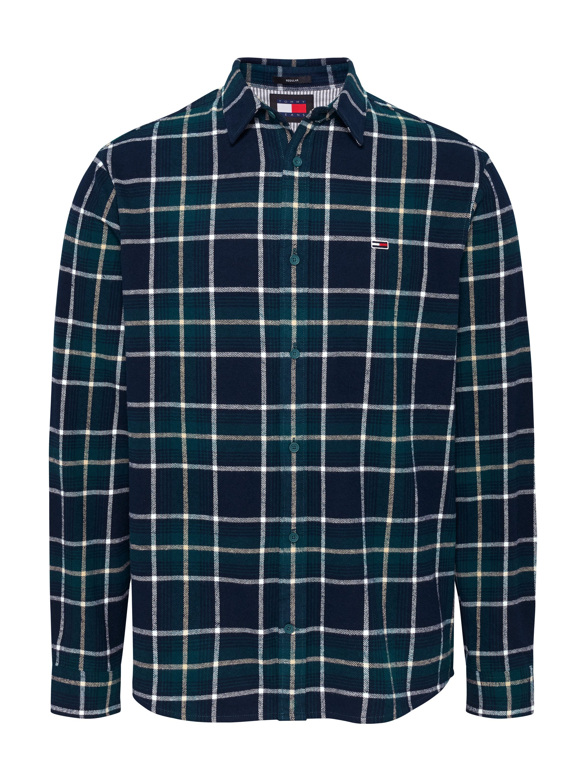 TOMMY JEANS Overhemd met lange mouwen TJM REG CHECK FLANNEL SHIRT EXT