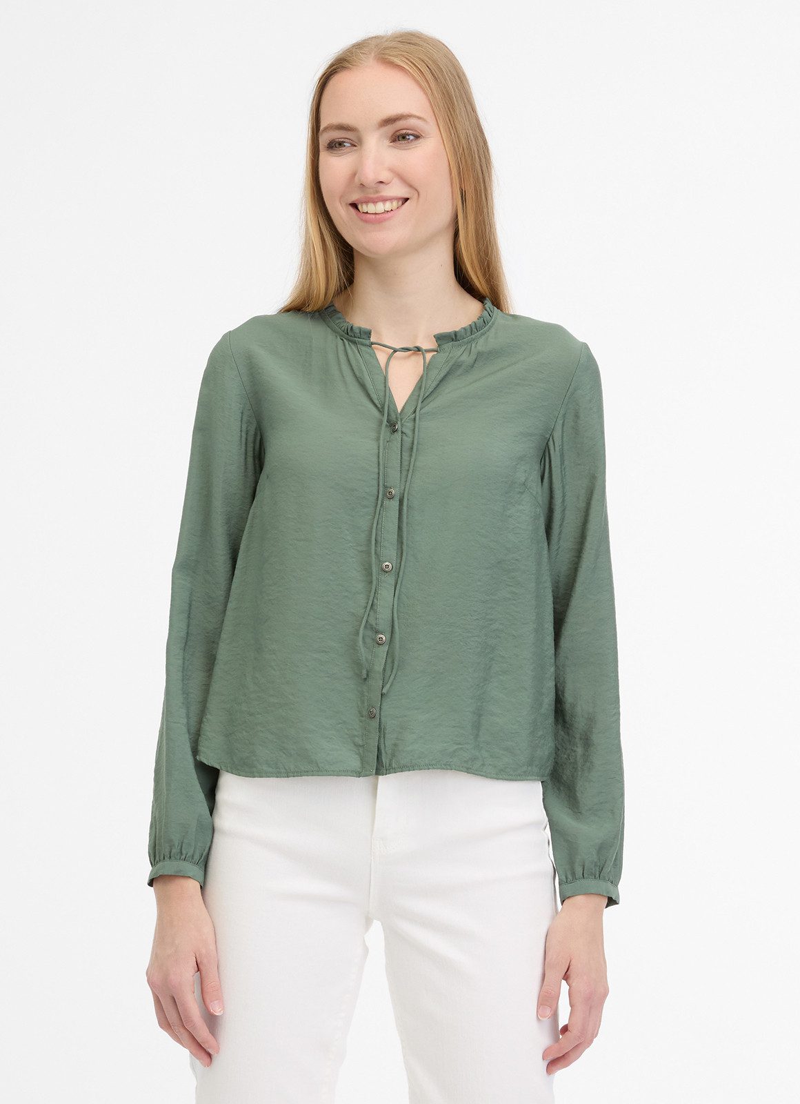 Ragwear Shirt met lange mouwen IONE dames longsleeves maat L (40) groen