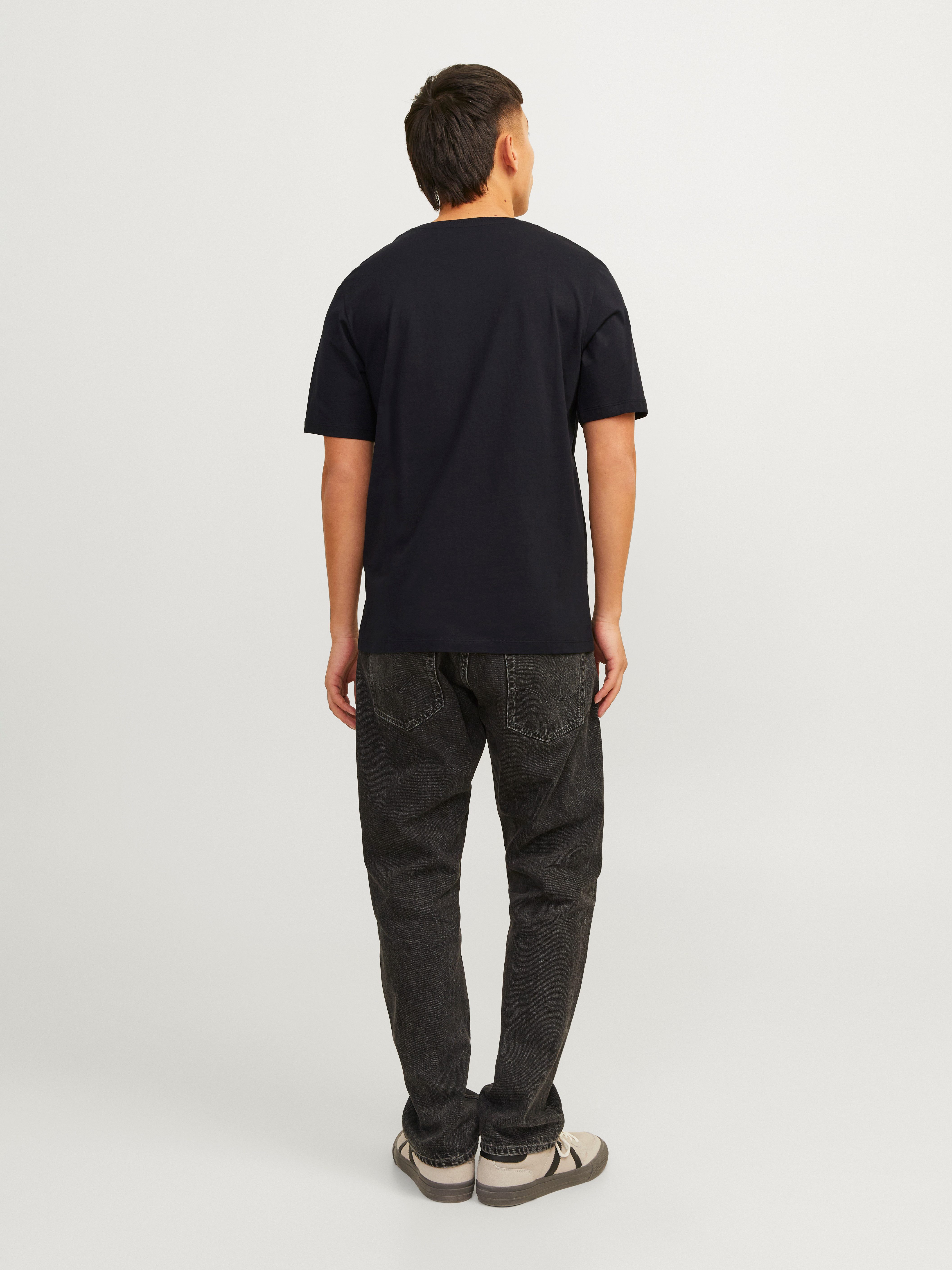 Jack & Jones Shirt met ronde hals JJELOGO TEE SS O-NECK 2 COL AW24 SN