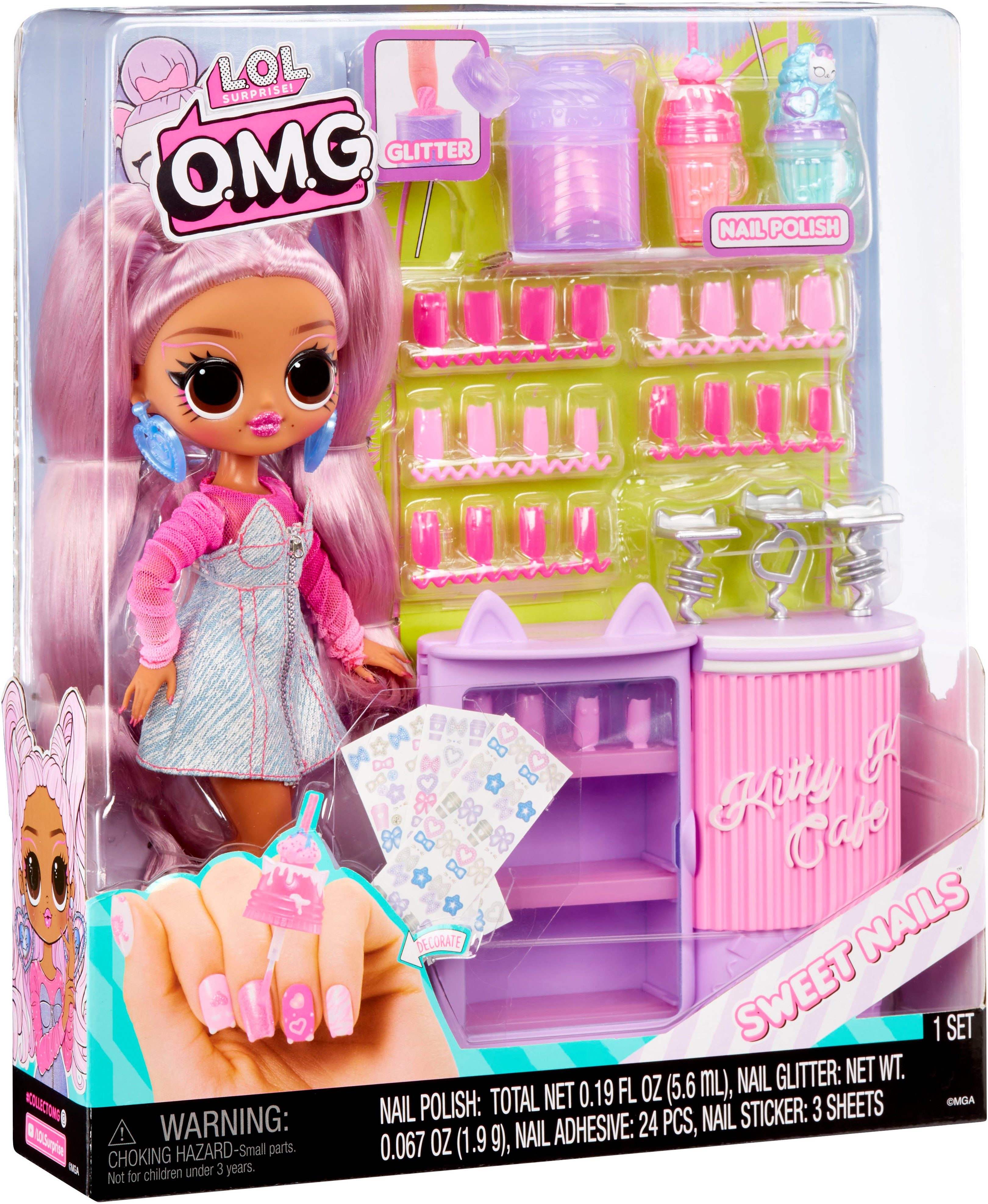 L.O.L. SURPRISE! Aankleedpop L.O.L. Surprise O.M.G. Sweet Nails - Pinky Pops