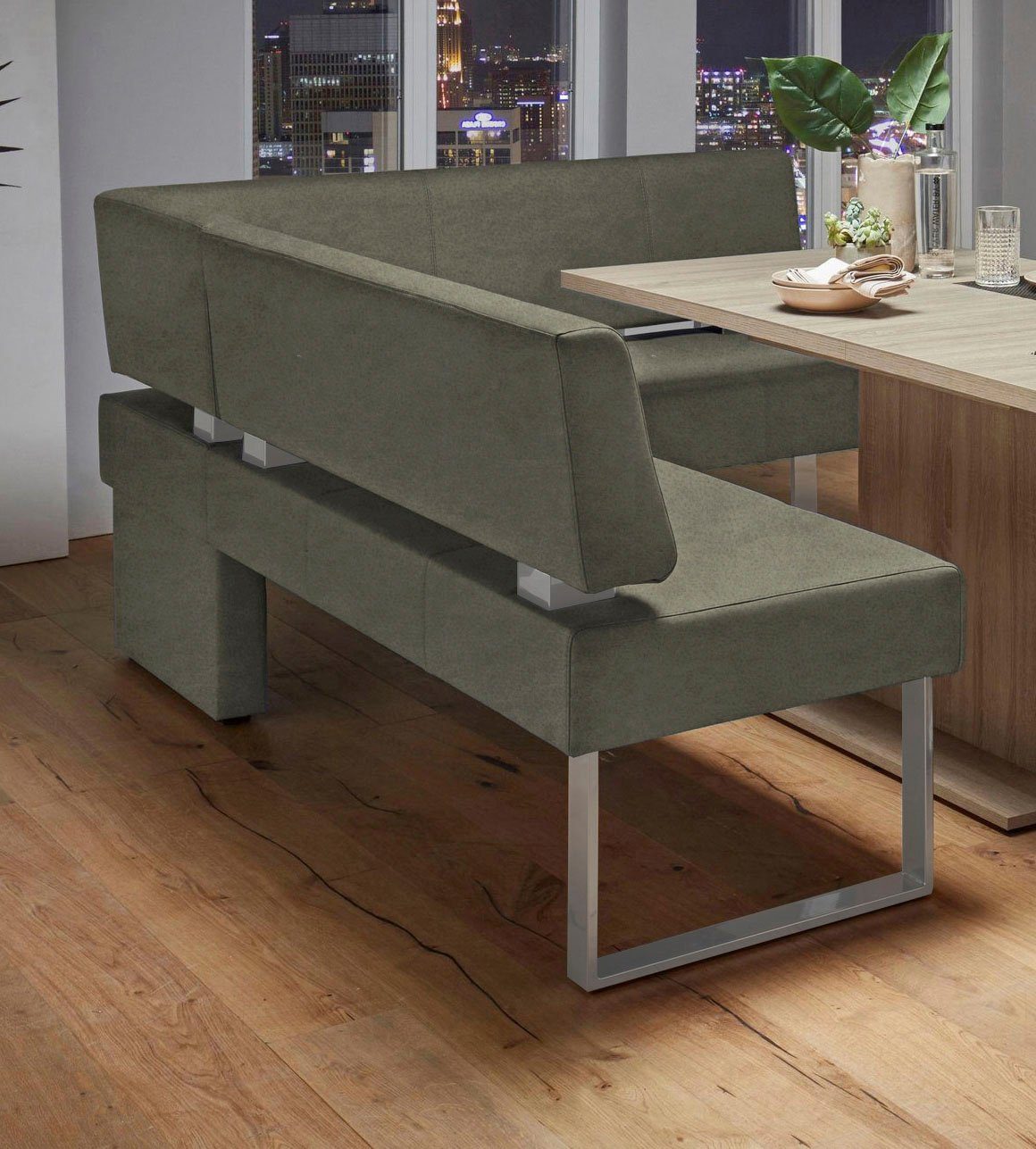 Home affaire Hoekbank RAB in 2 breedten (180 of 200 cm), bekleding in verschillende kwaliteiten