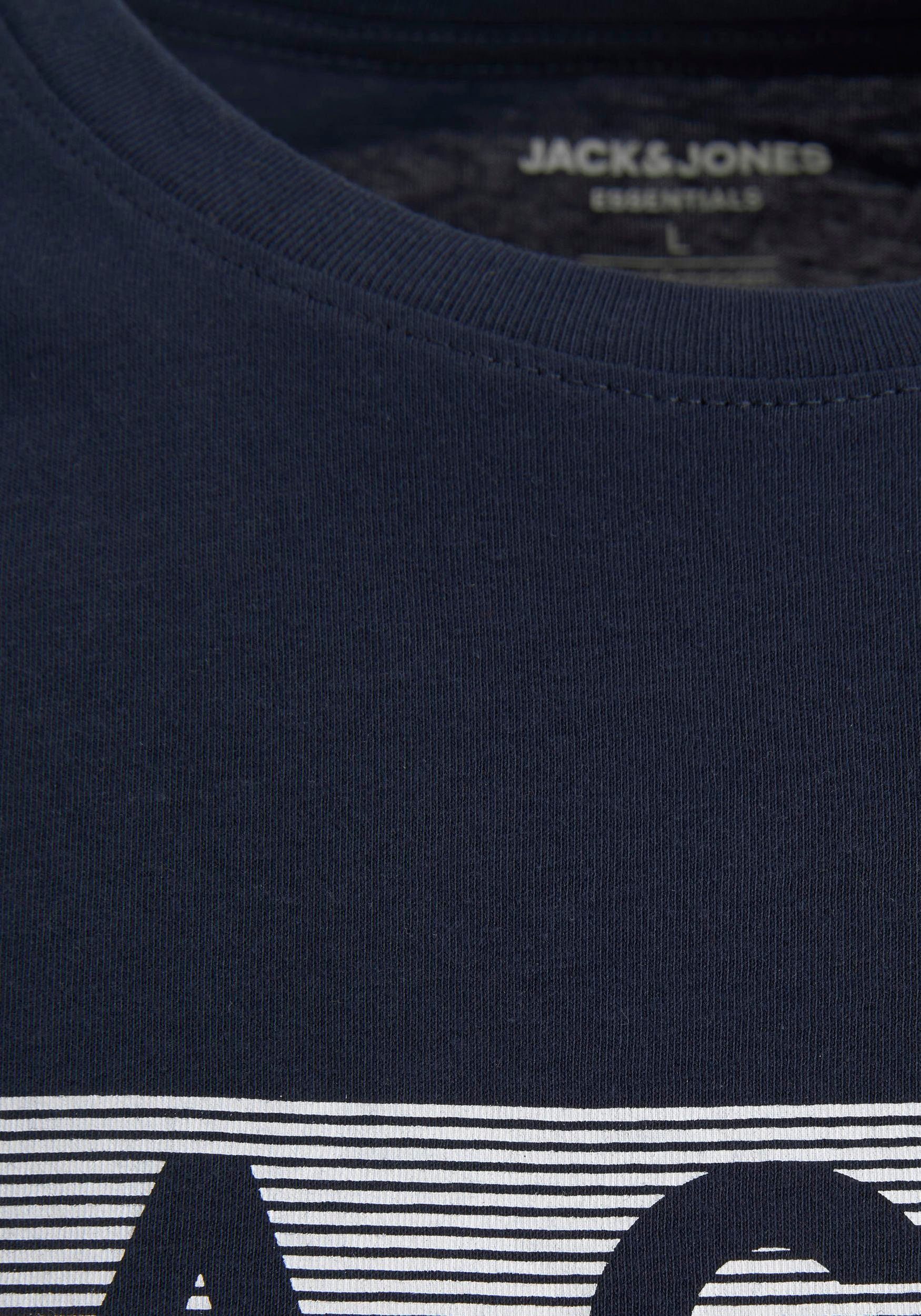 Jack & Jones PlusSize Shirt met ronde hals JJECORP LOGO TEE SS O-NECK NOOS PLS