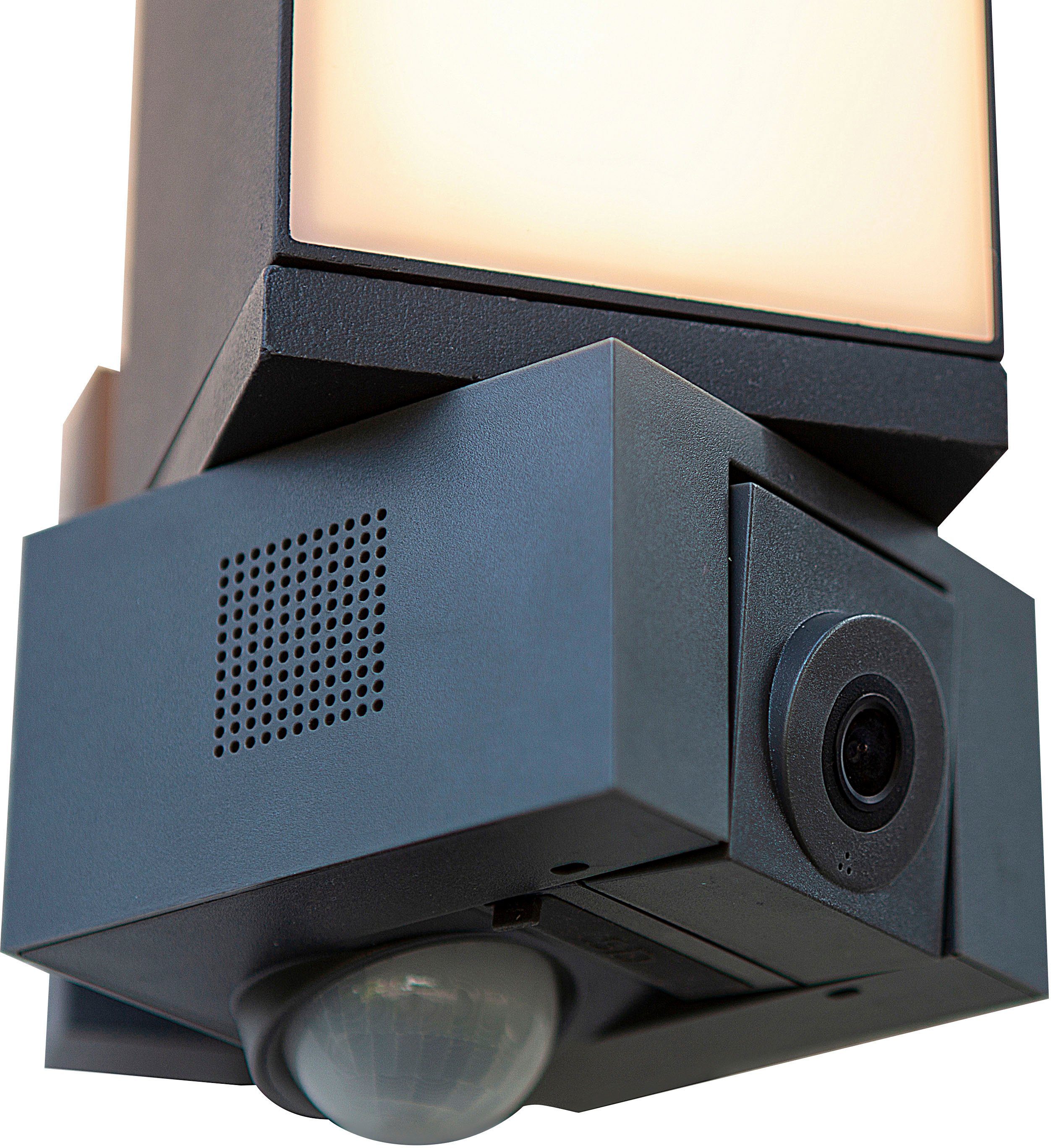 LUTEC Slimme ledlamp Cuba Smart-Home camera lamp (1 stuk)