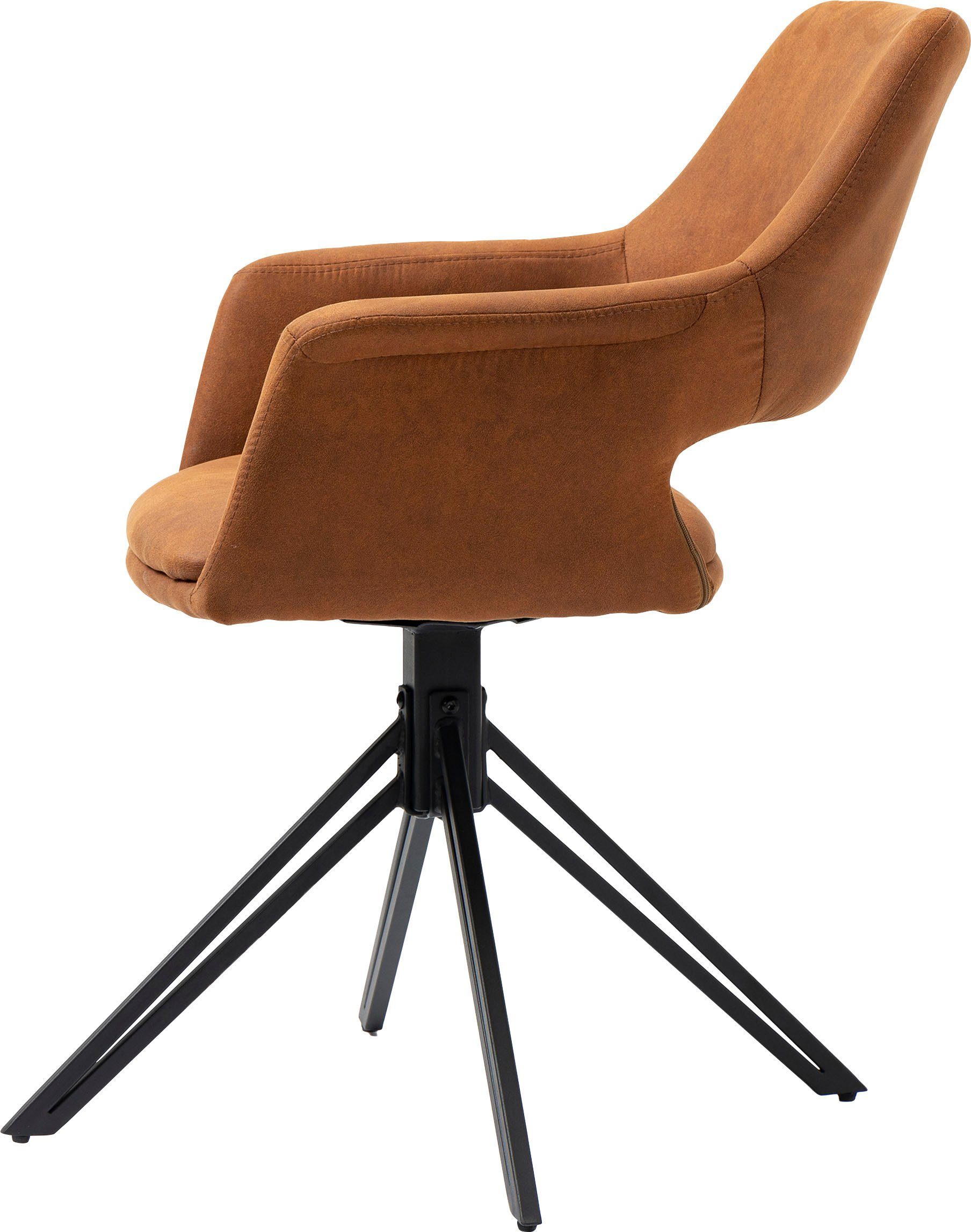 byLIVING Eetkamerstoel Estelle 360° draaibaar (set, 2 stuks)