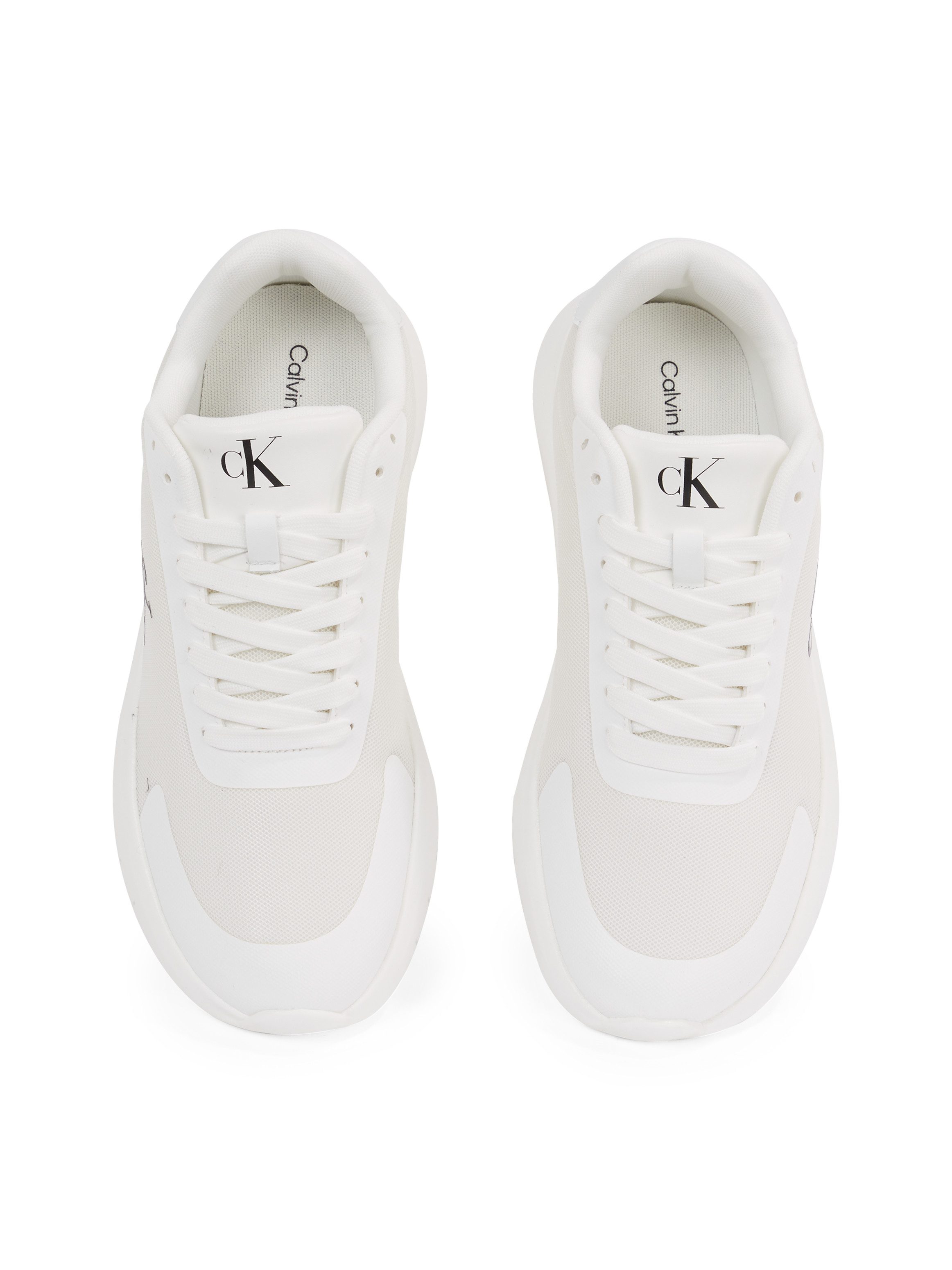 Calvin Klein Sneakers met sleehak 3 EVA RUNNER MESH WN , vrijetijdsschoen, lage schoen, veterschoen met logo-opdruk