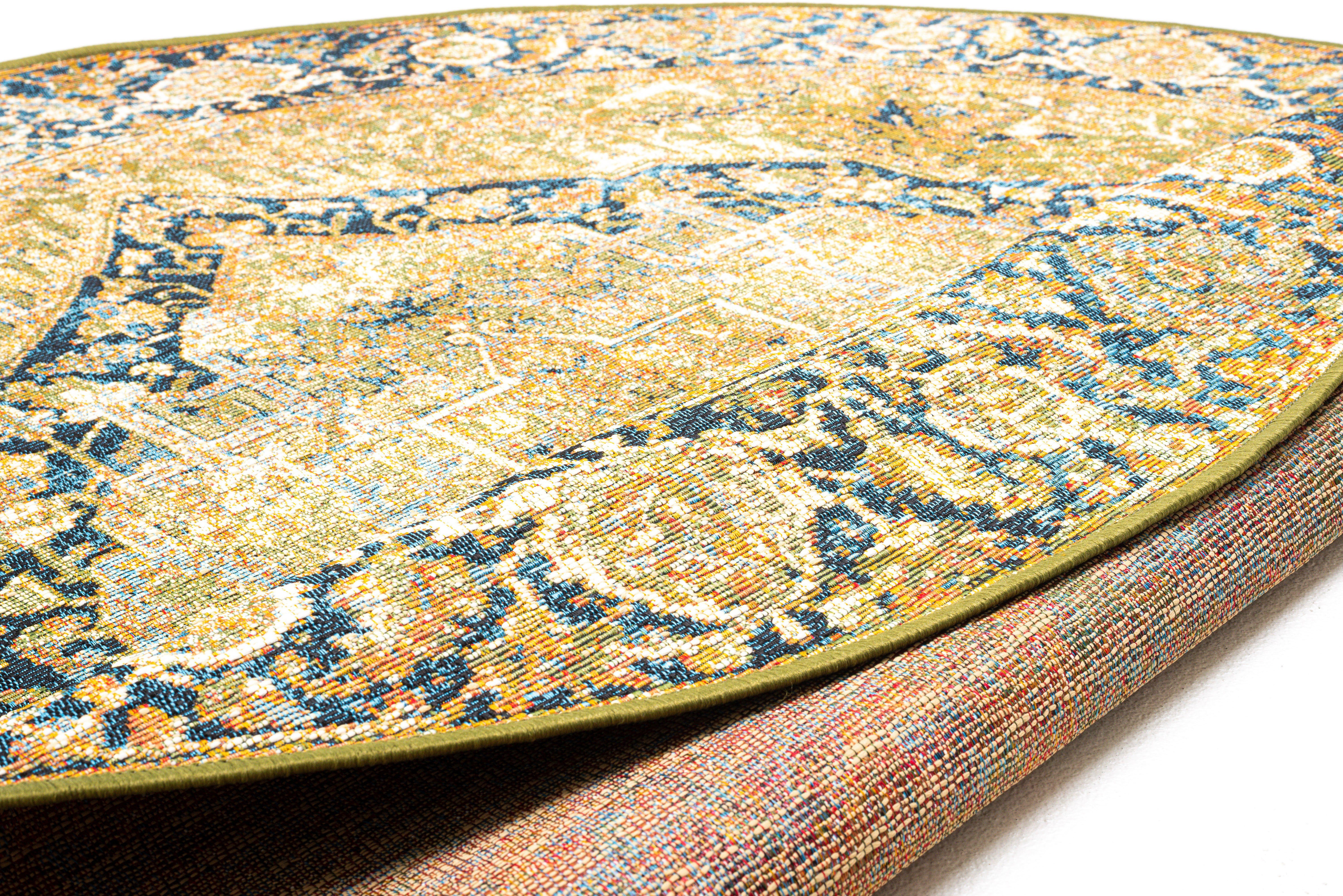 TOM TAILOR HOME Vloerkleed Funky Outdoor Orient One Platweefsel, oriënt-look, geschikt voor binnen en buiten, woonkamer