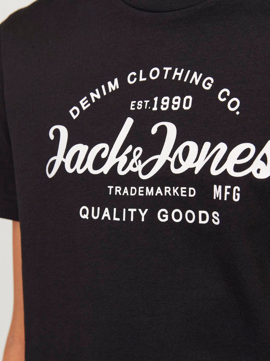 Jack & Jones Junior T-shirt JJFOREST TEE SS CREW SET PACK MP JNR (set, 2-delig)