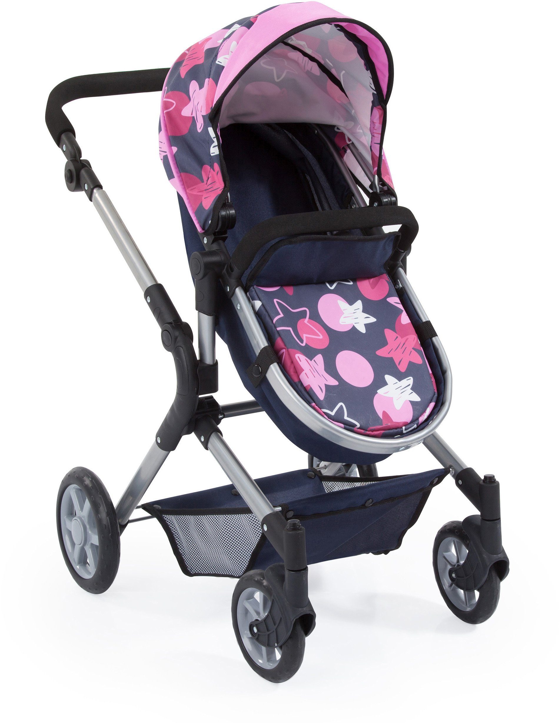 Bayer Combi-poppenwagen City NEO, blauw