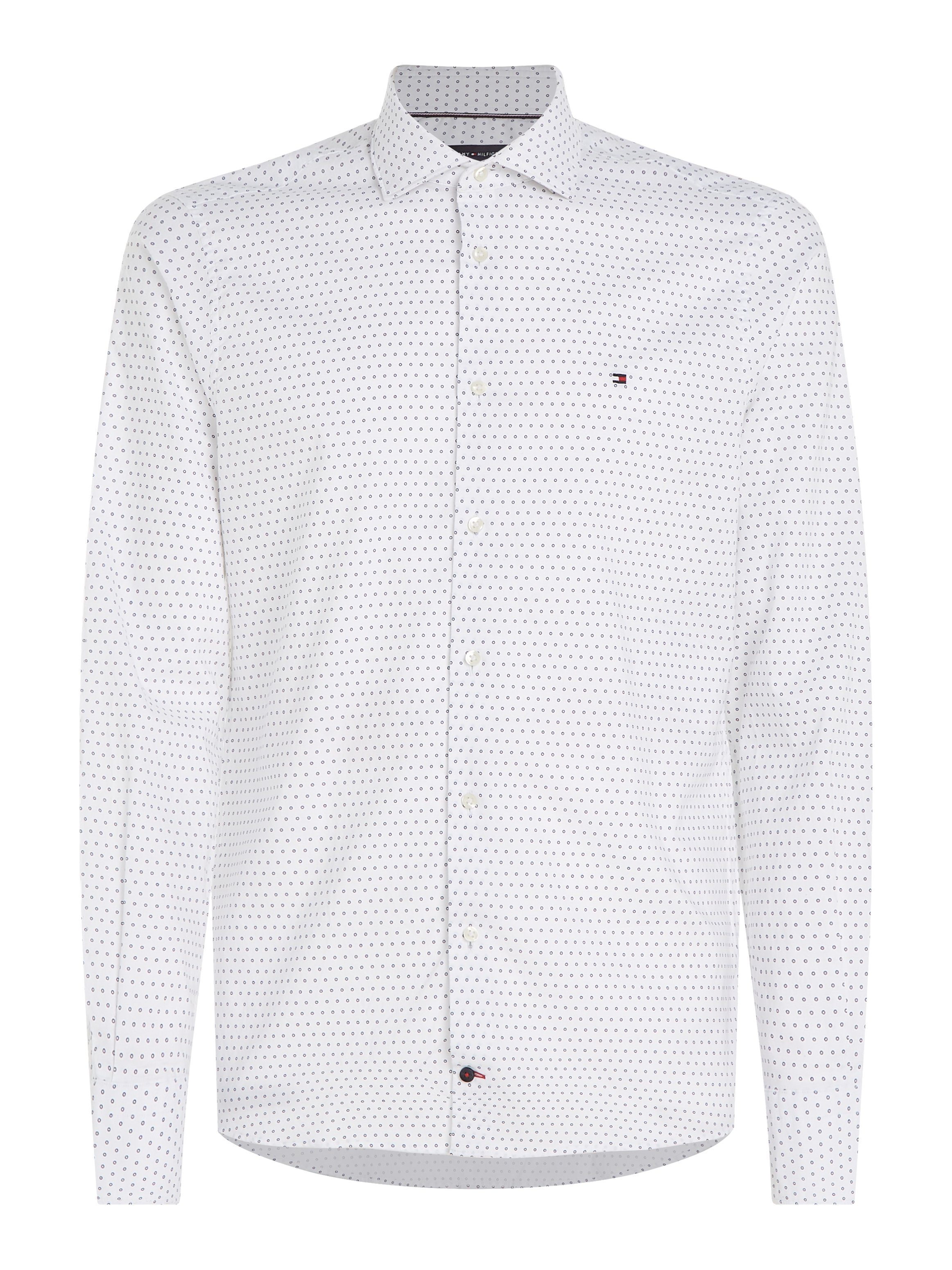 Tommy Hilfiger Businessoverhemd CL-W OXF CIRCLE PRINT SHIRT SF