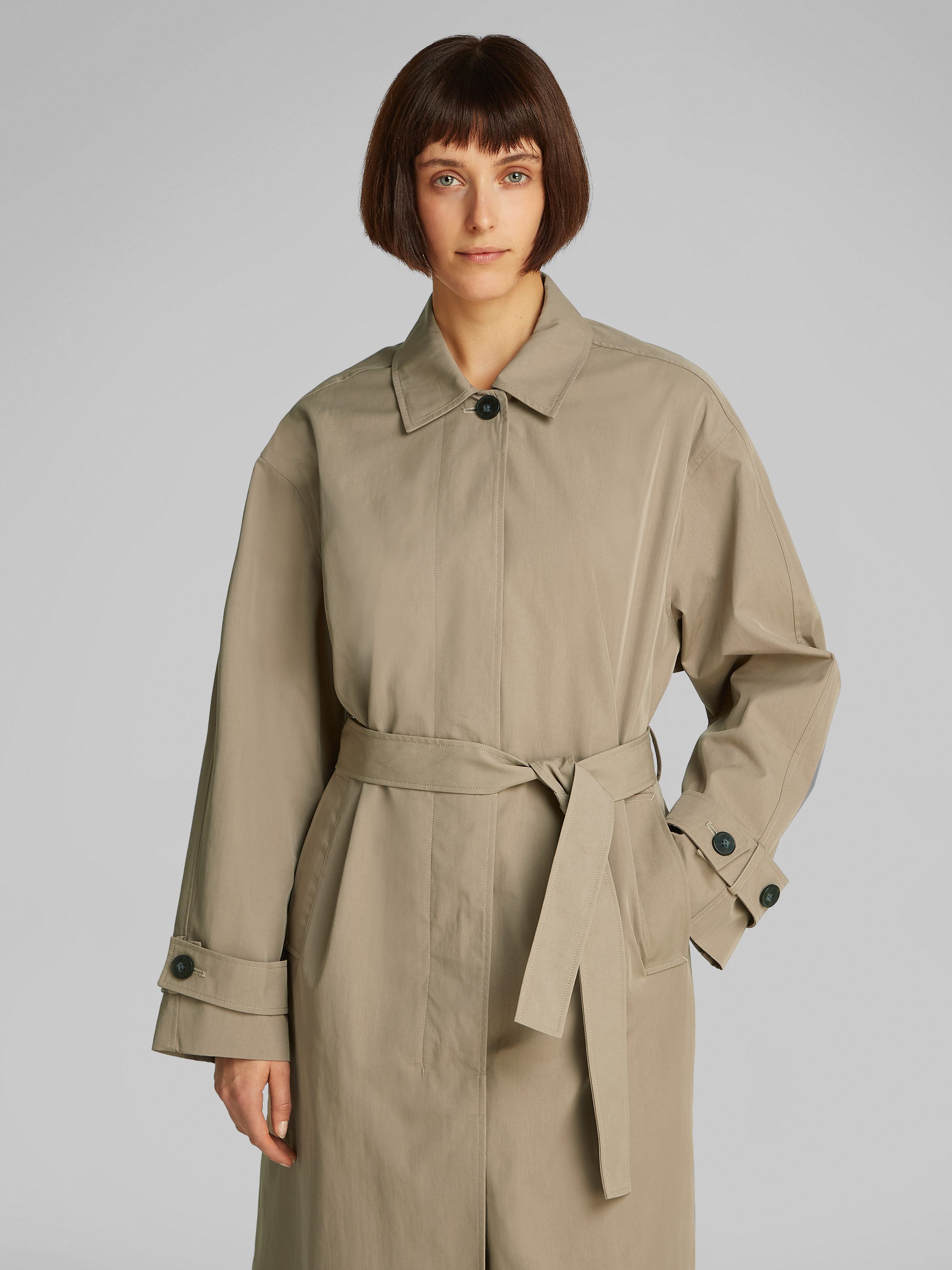 Calvin Klein Trenchcoat TRENCH COAT met steekzakken, met logopatch