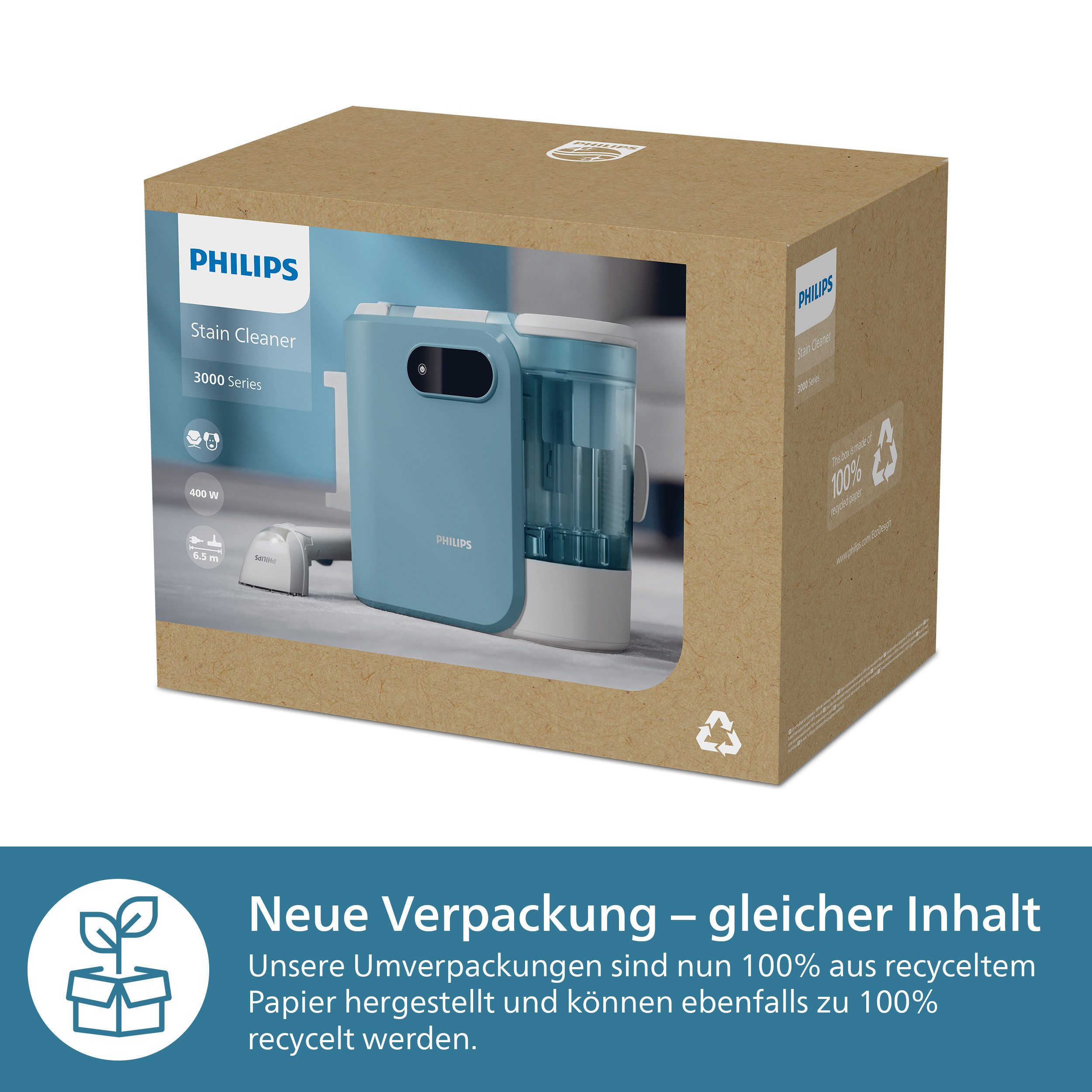Philips Waszuiger XW3193/11 3000 Series mit 2 Bürsten unterschiedlicher Größe