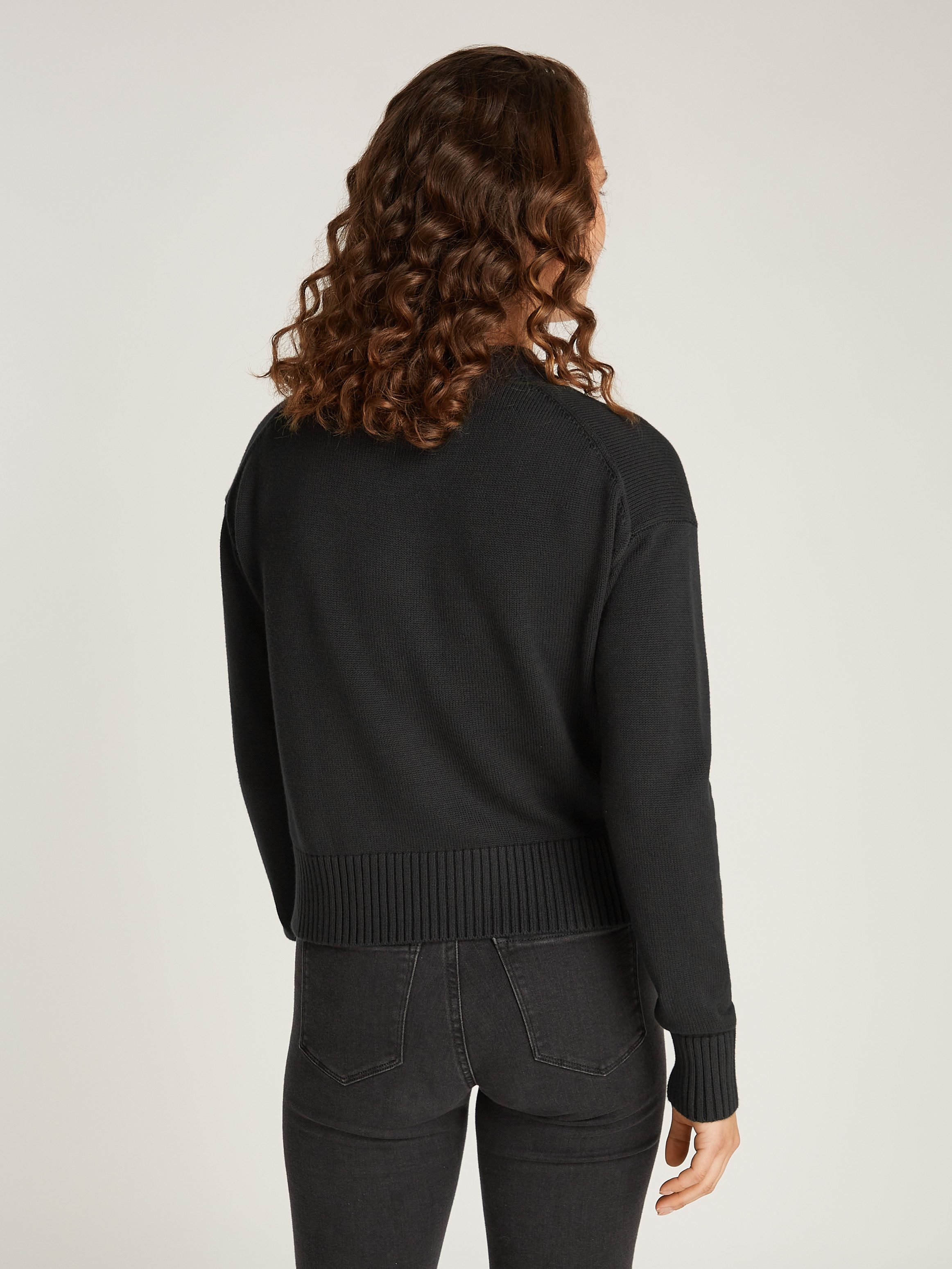 Calvin Klein Gebreide trui CK EMBRO BADGE SWEATER