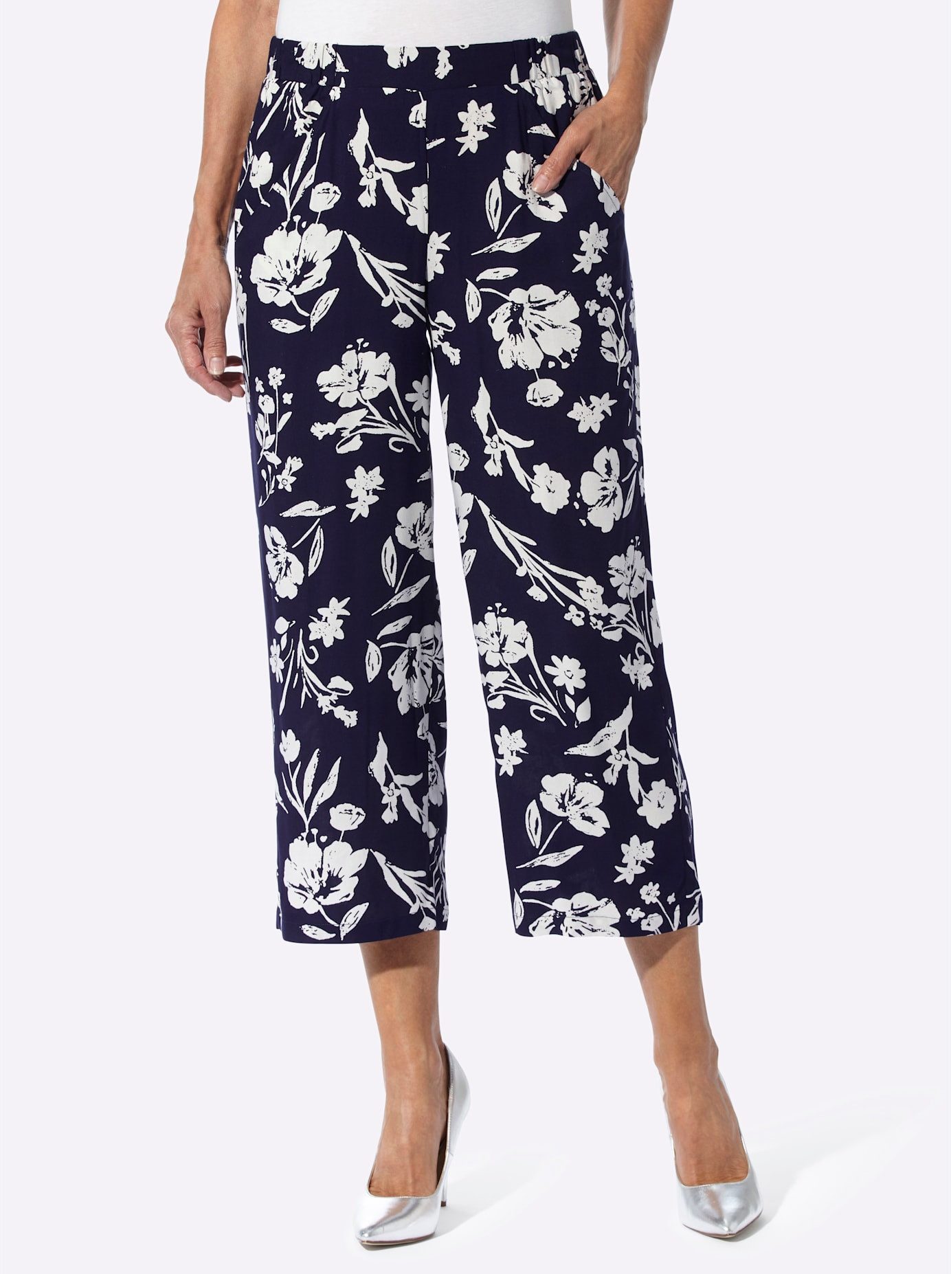 Classic Basics Culotte dames culottes maat 24 blauw
