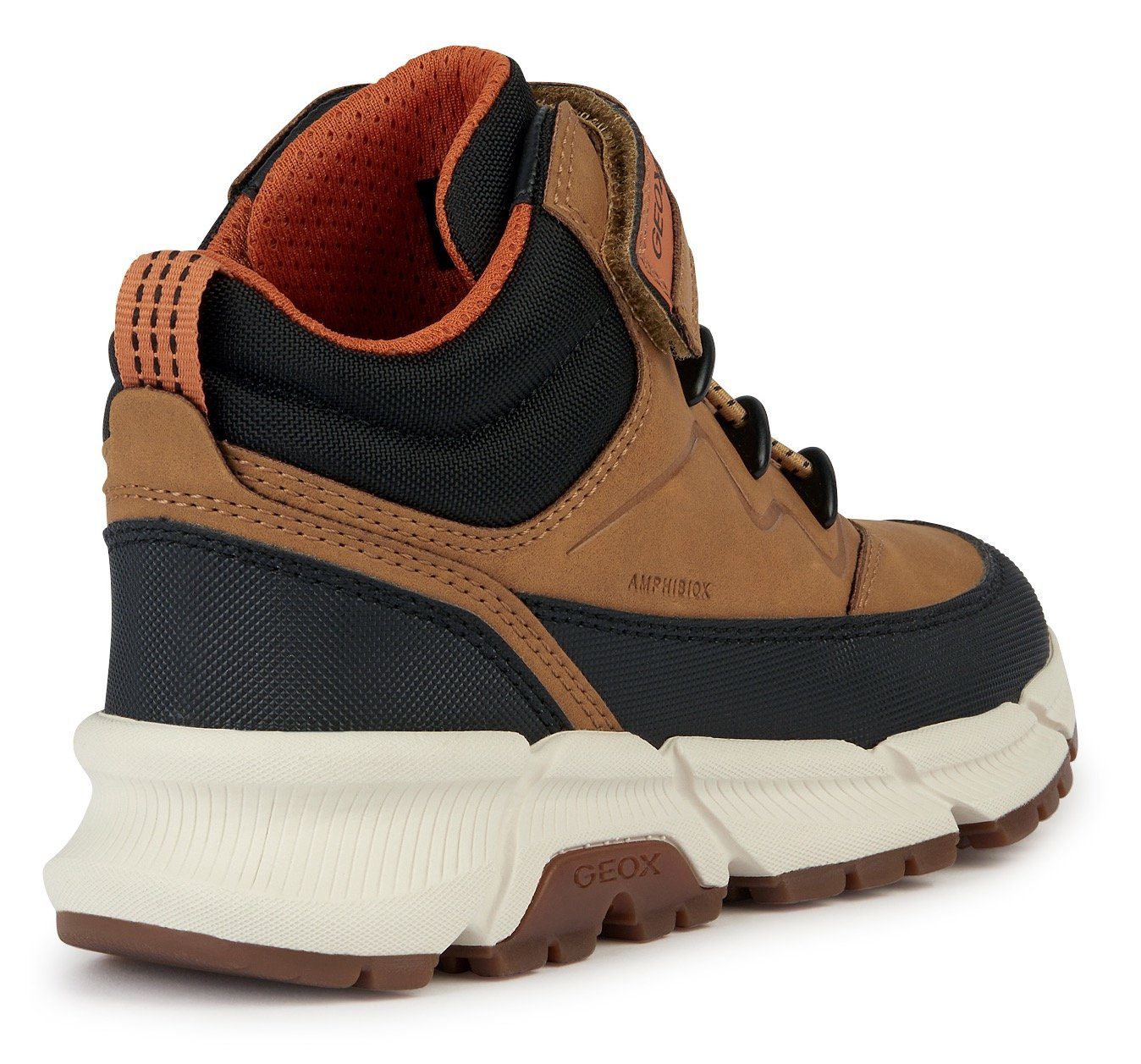 Geox Winterlaarzen J FLEXYPER PLUS BOY ABX high top sneaker, veterschoenen met waterafstotende tex-uitrusting