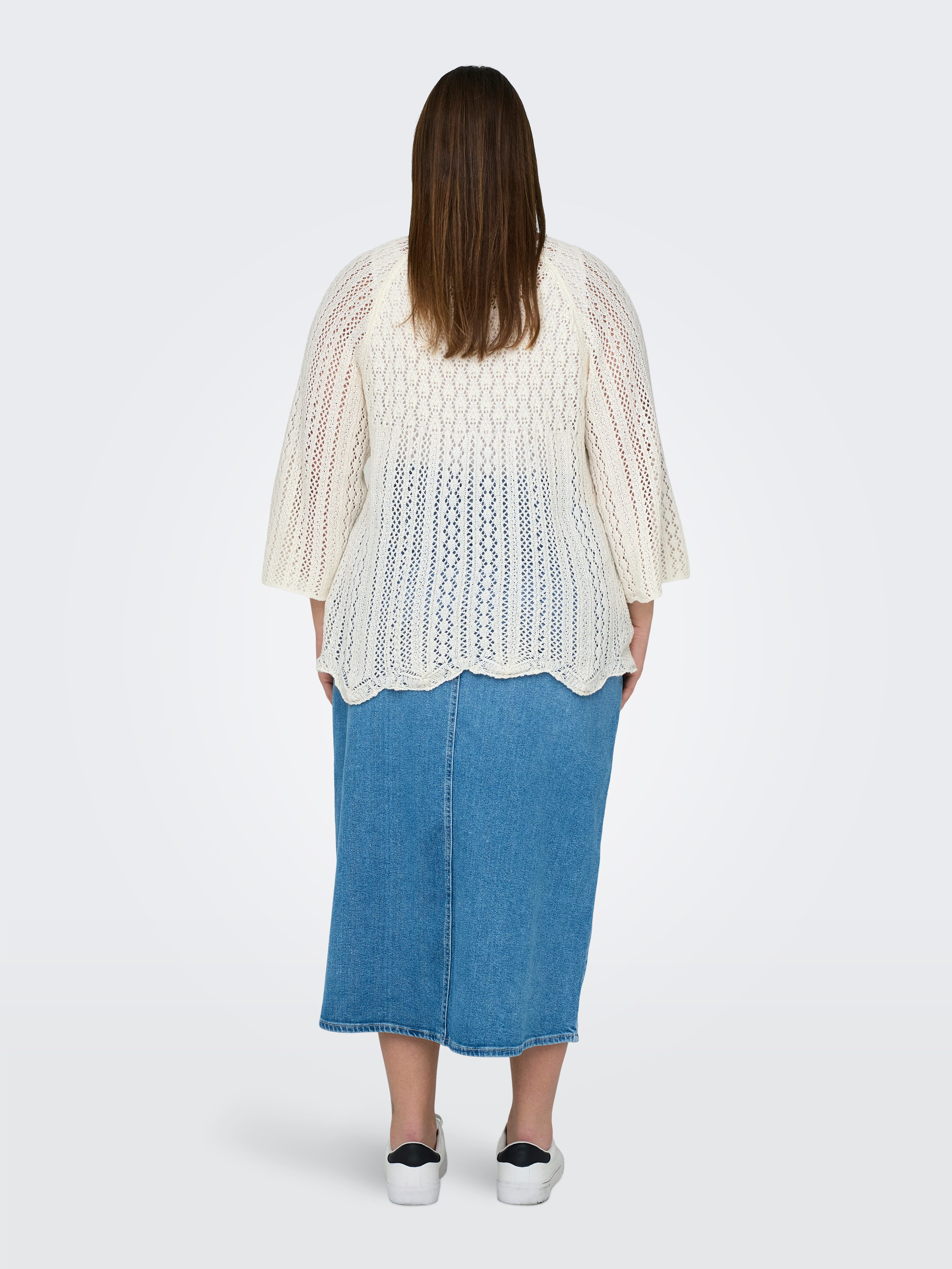 ONLY CARMAKOMA Gebreide trui CARNOLA LIFE 3/4 PULLOVER KNT NOOS