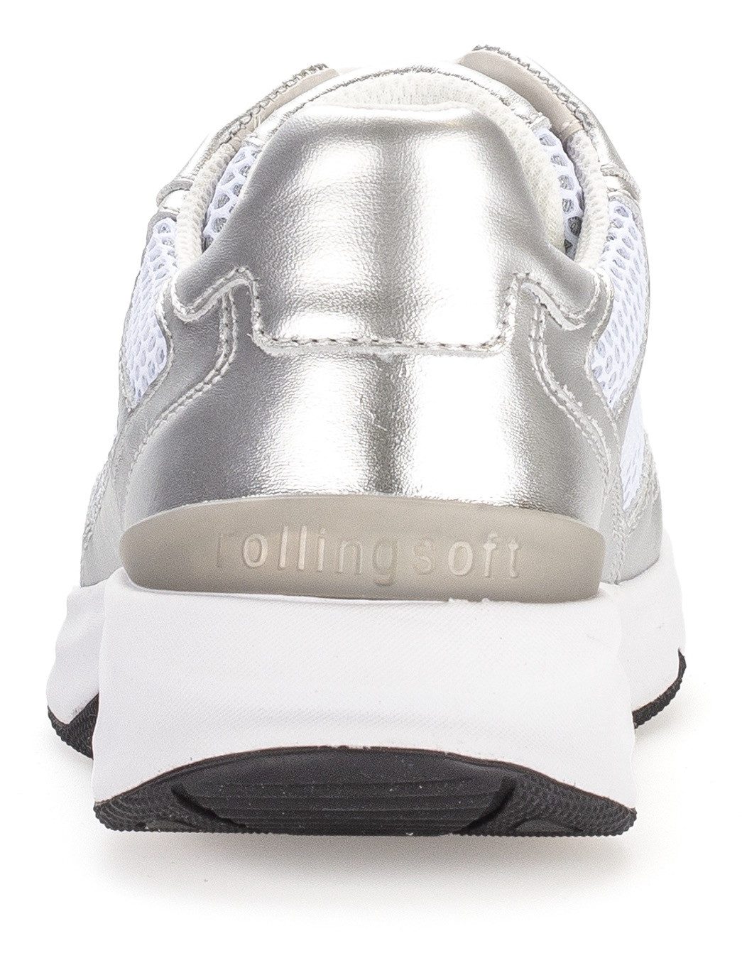 Gabor Rollingsoft Sneakers met sleehak vrijetijdsschoen, lage schoen, veterschoen met gepolsterde schacht