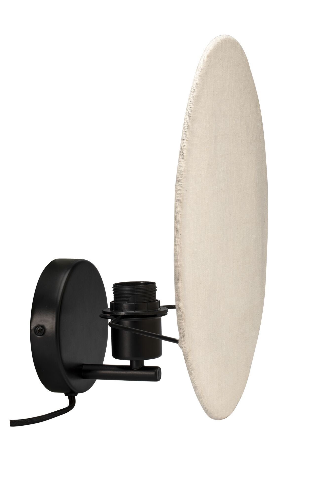 Pauleen Wandlamp Boho Dream max20W zwart/beige 230V metaal/stof