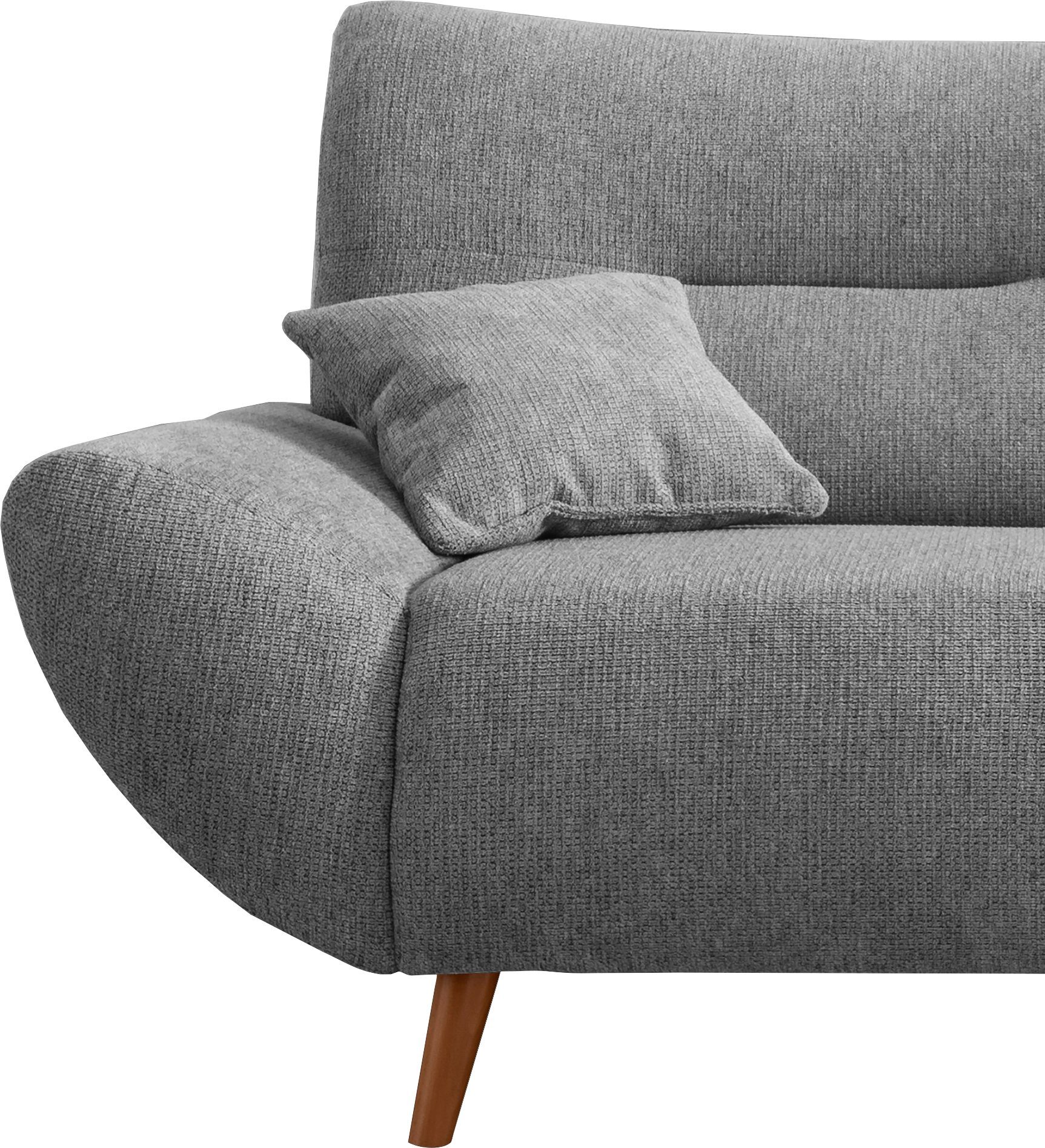 INOSIGN Zithoek Drago elegant en tijdloos, comfortabel, moderne vormtaal leverbaar als fauteuil/hoekbank, diverse stoffen, incl. 2 sierkussens (set, 3-delig)