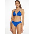 tommy hilfiger swimwear triangel-bikinitop clara met merkopschrift blauw