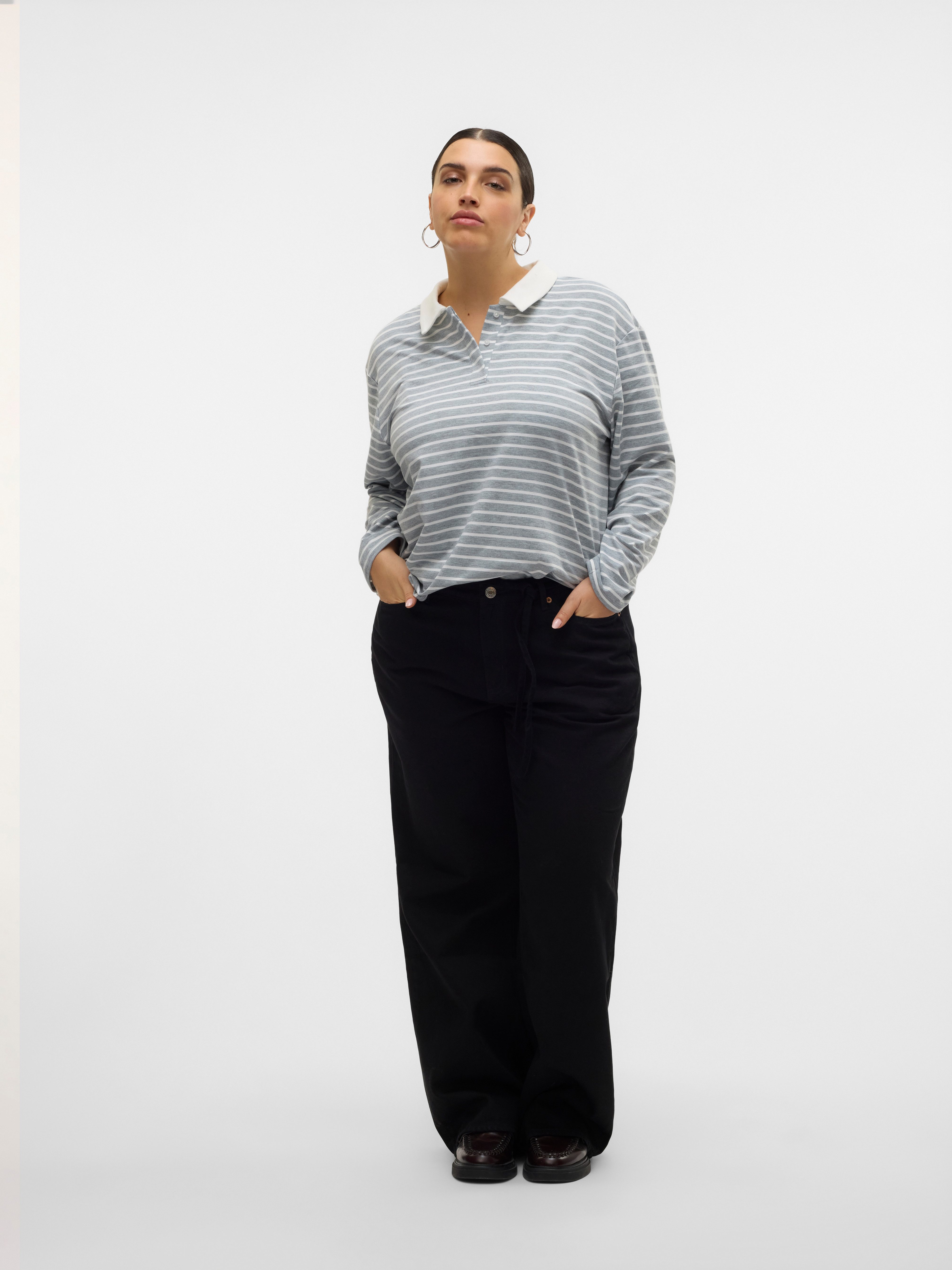 Vero Moda Curve High-waist jeans VMCTESSA HR WIDE J RA118 GA CUR NOOS